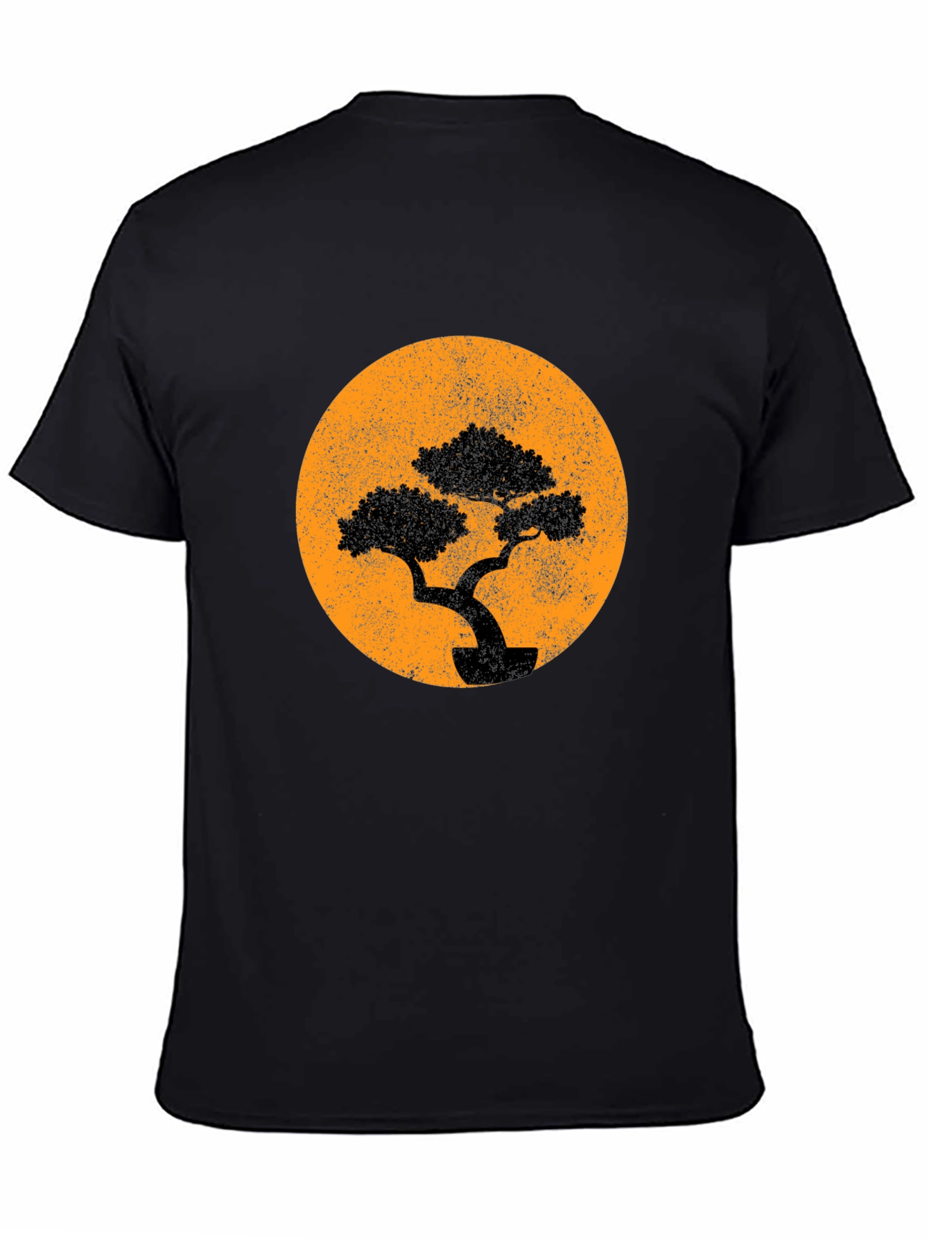 Bonsai Tree Graphic T-Shirt - Black