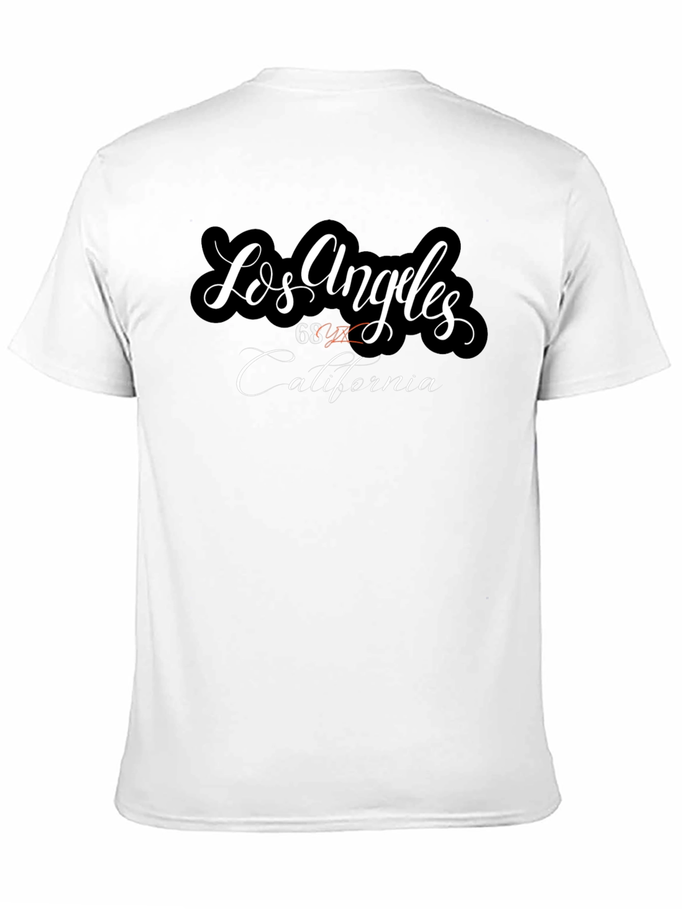 Los Angeles California Black Graphic Tee
