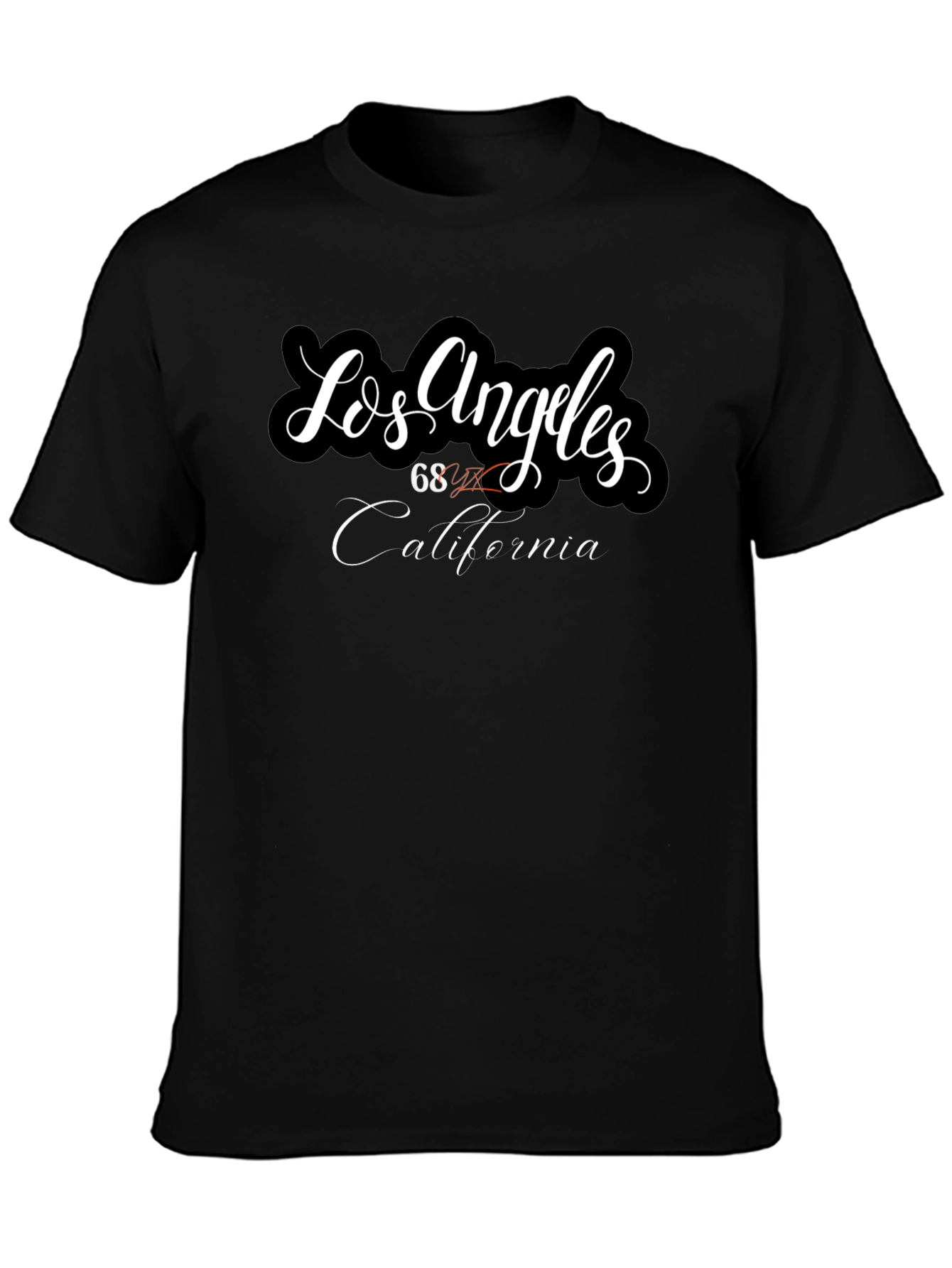 Los Angeles California Black Graphic Tee
