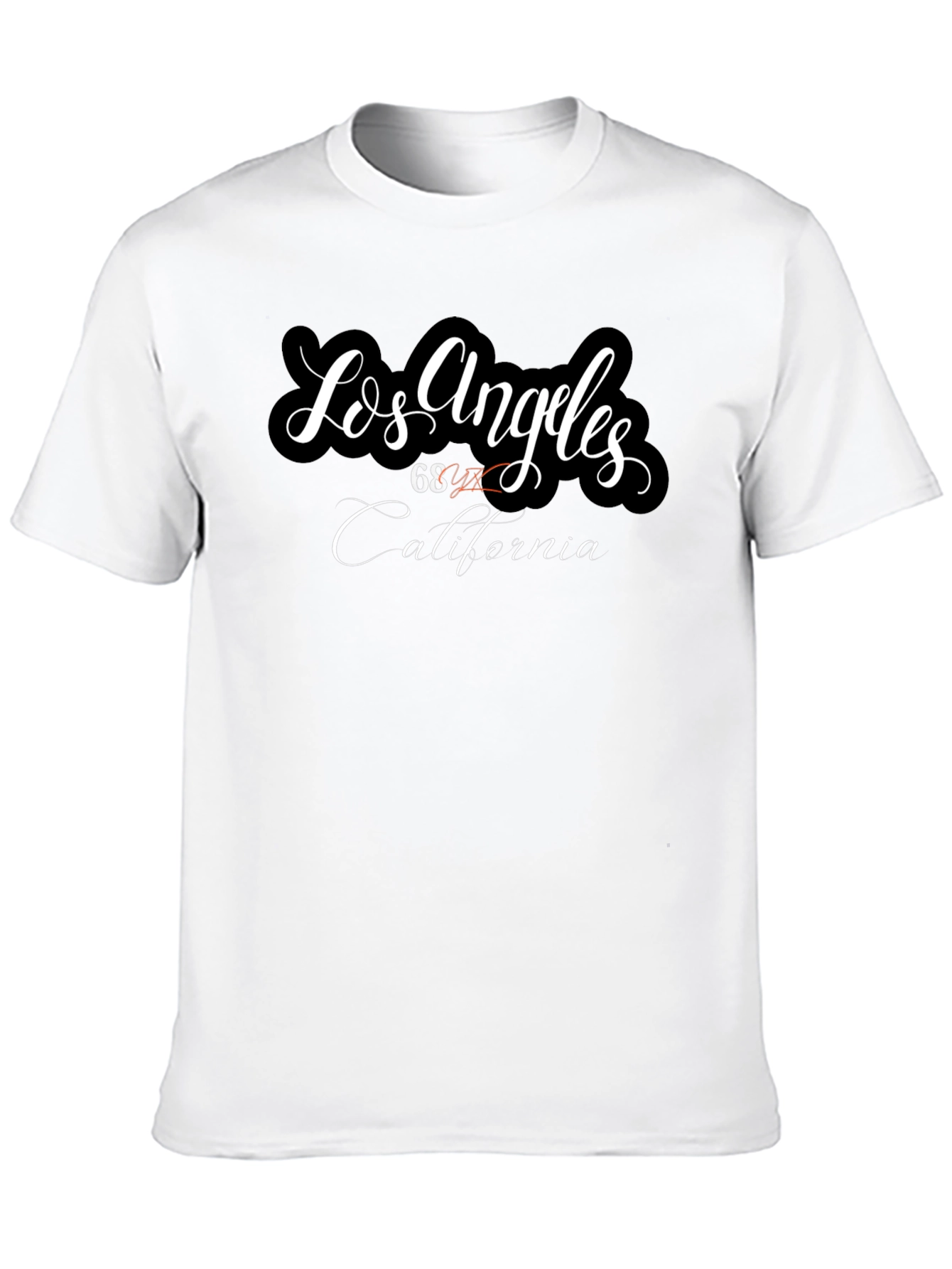 Los Angeles California Black Graphic Tee