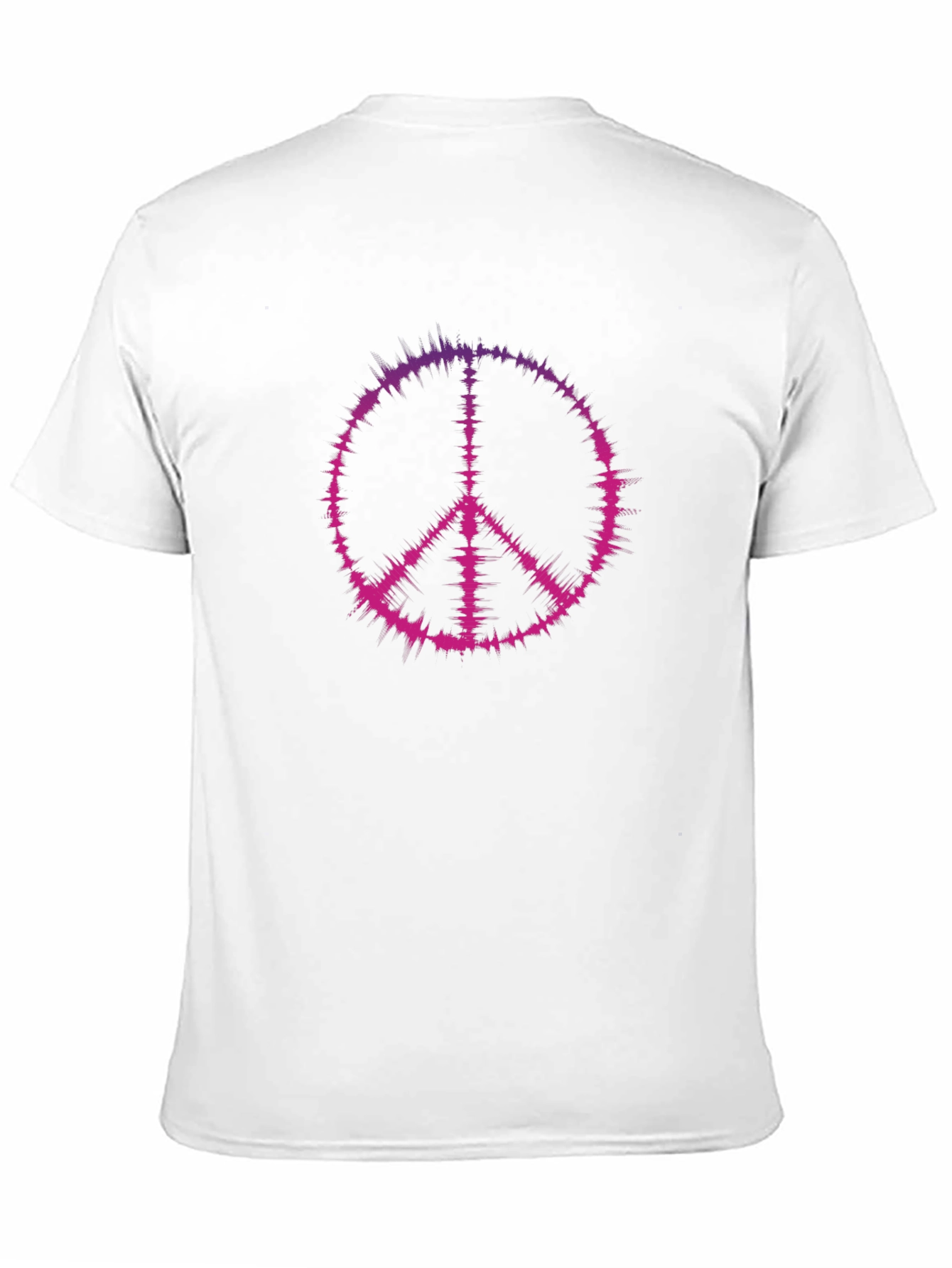 Peace Sign Graphic Tee - Black
