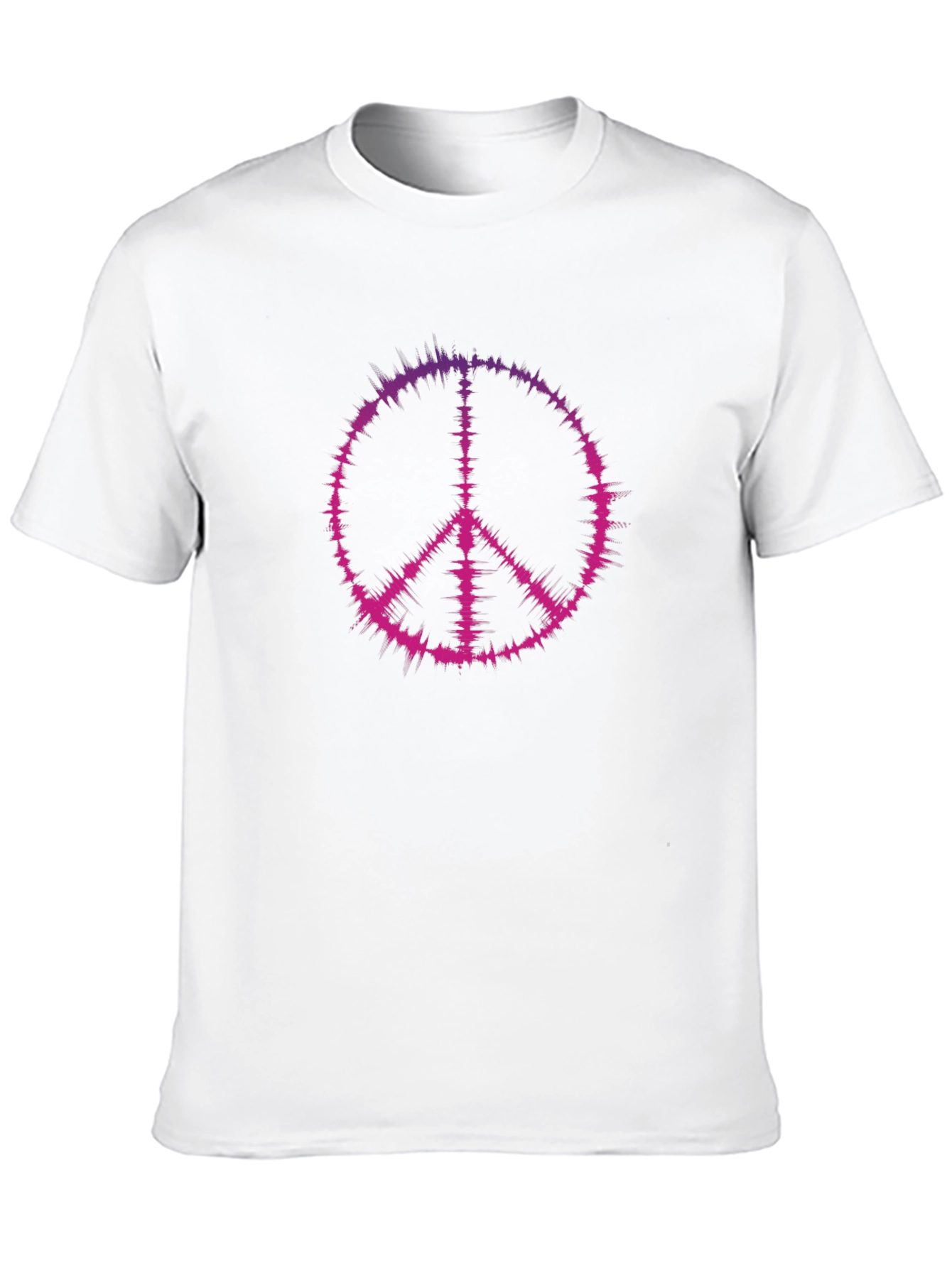 Peace Sign Graphic Tee - Black