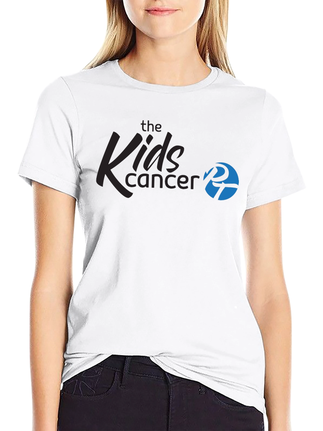 Kids Cancer Awareness Black T-Shirt