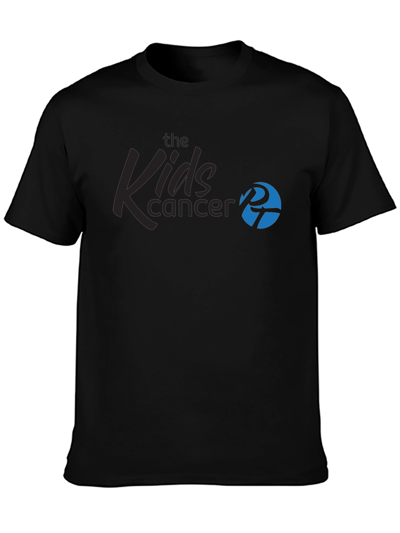 Kids Cancer Awareness Black T-Shirt