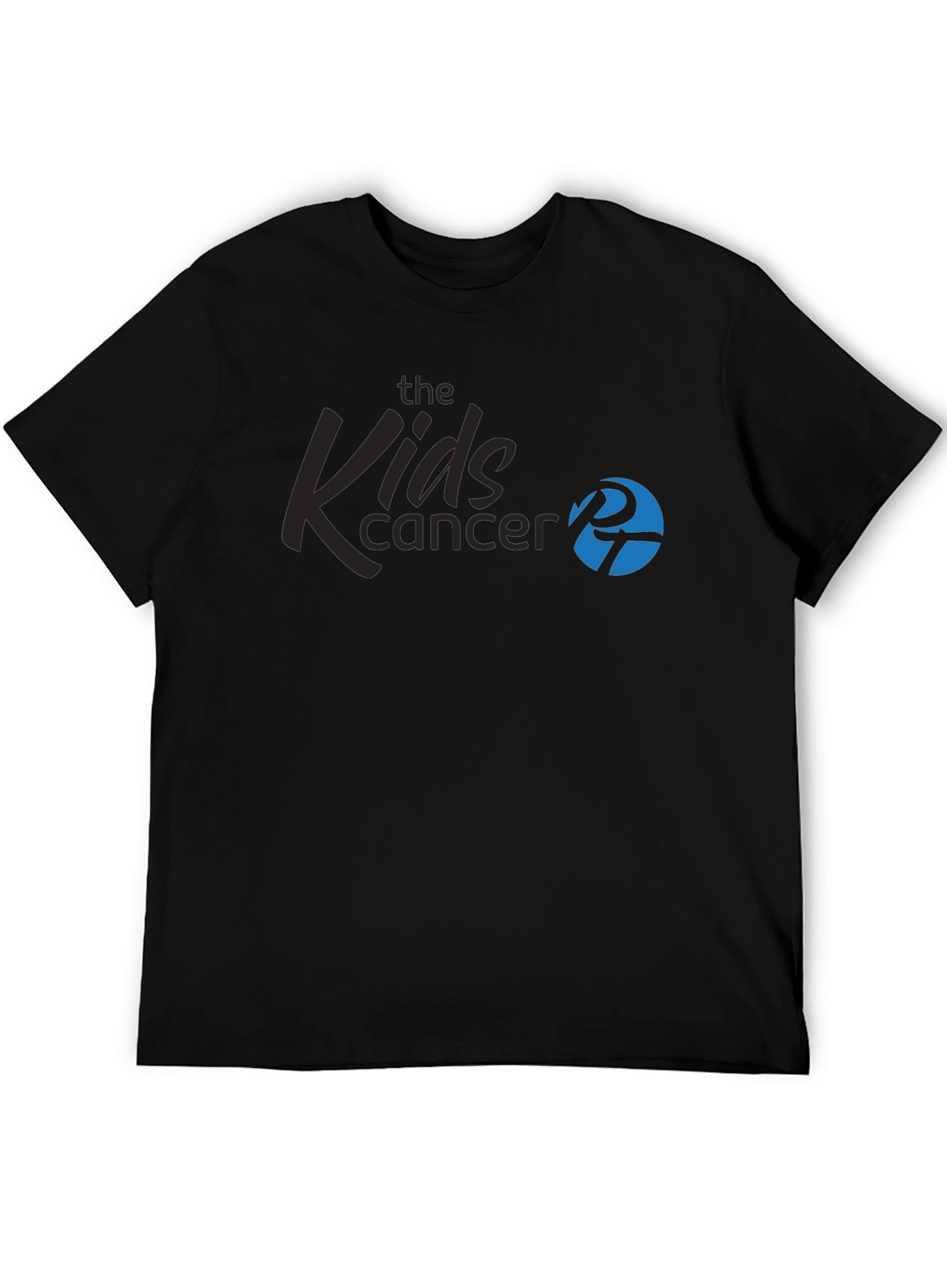 Kids Cancer Awareness Black T-Shirt