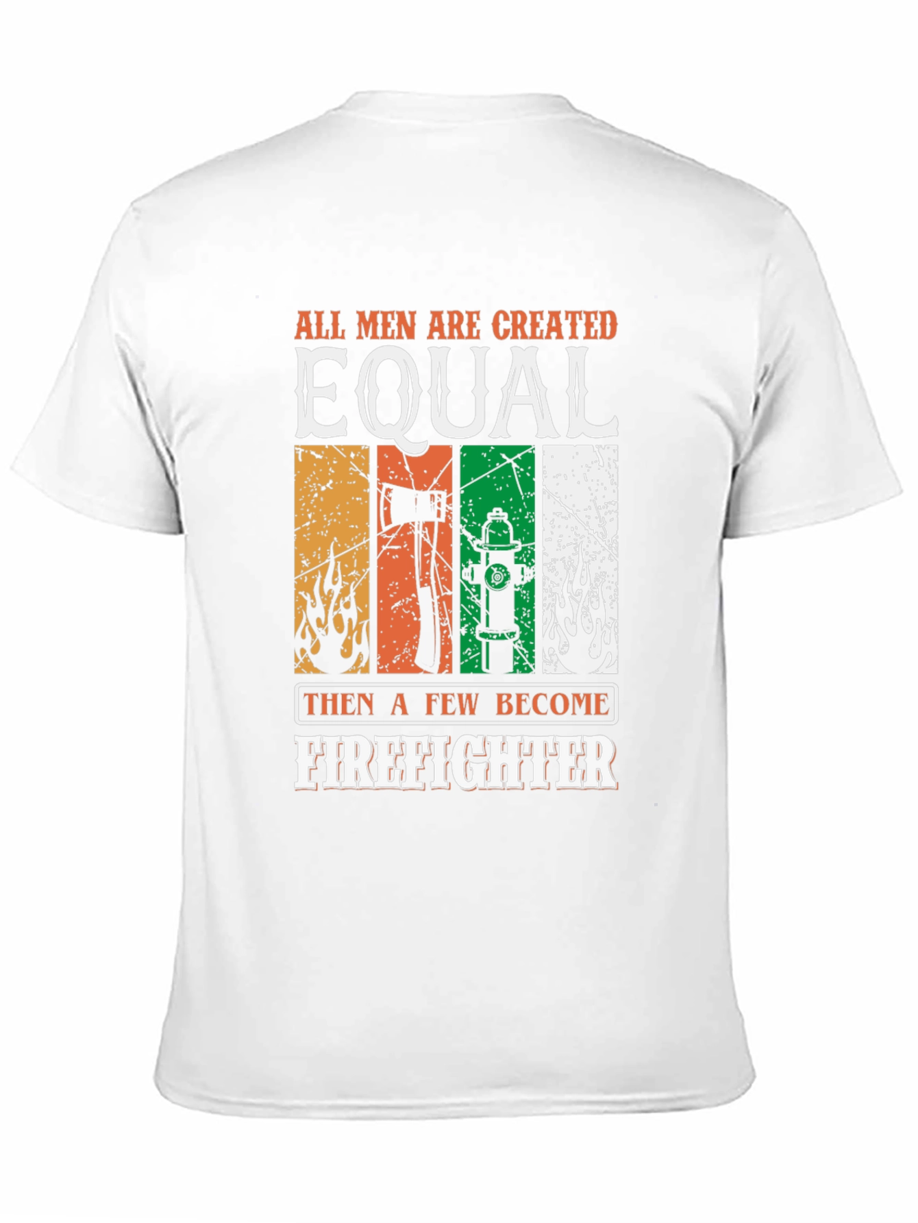 Firefighter Equality Graphic Tee - Black Cotton