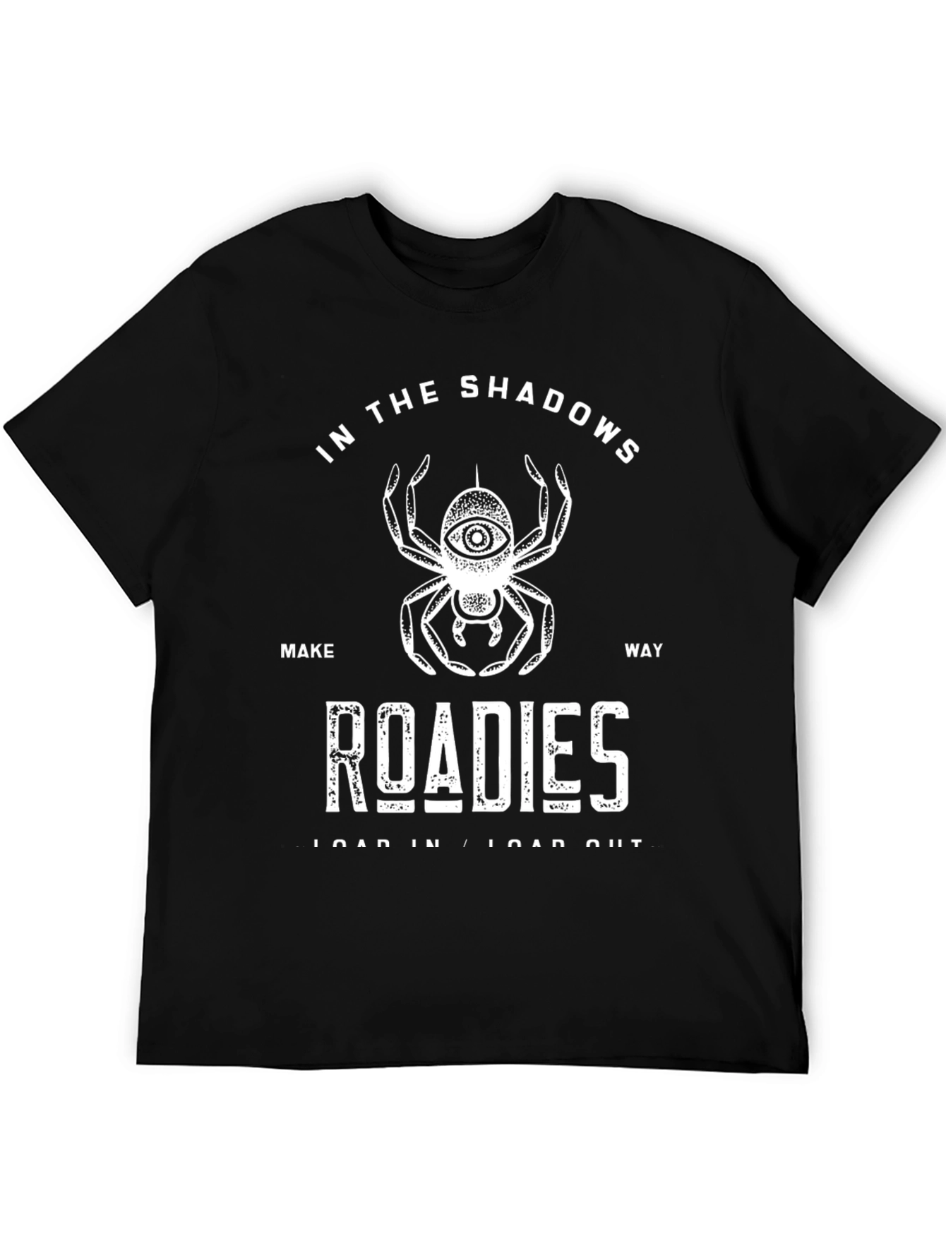 In The Shadows Spider Eye Roadies Graphic T-Shirt