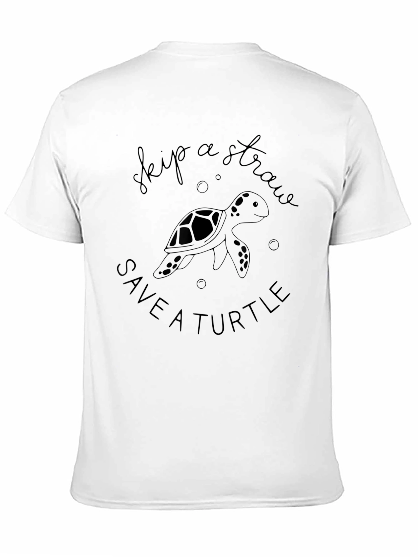 Skip a Straw Save a Turtle Graphic Tee