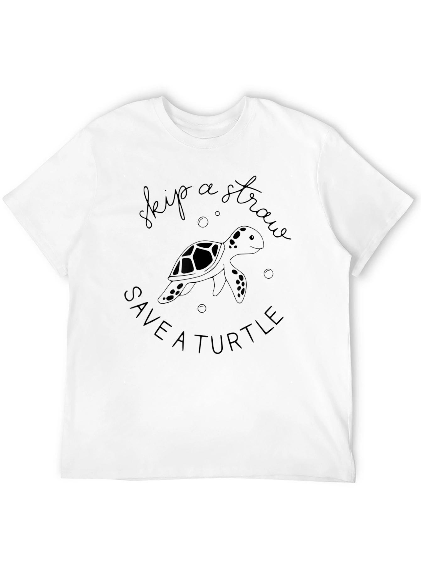 Skip a Straw Save a Turtle Graphic Tee