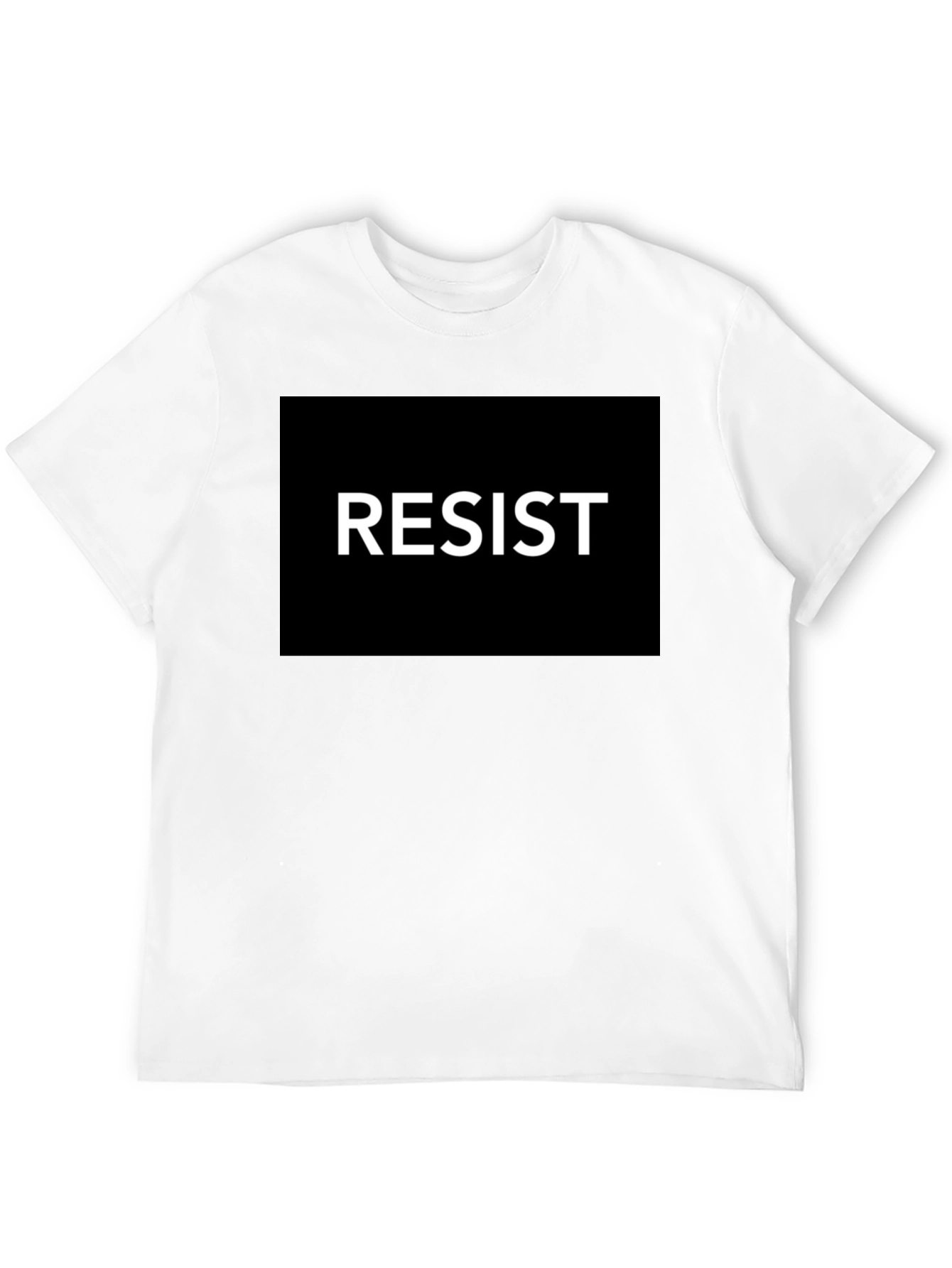 Resist Slogan T-Shirt - Bold Statement Tee