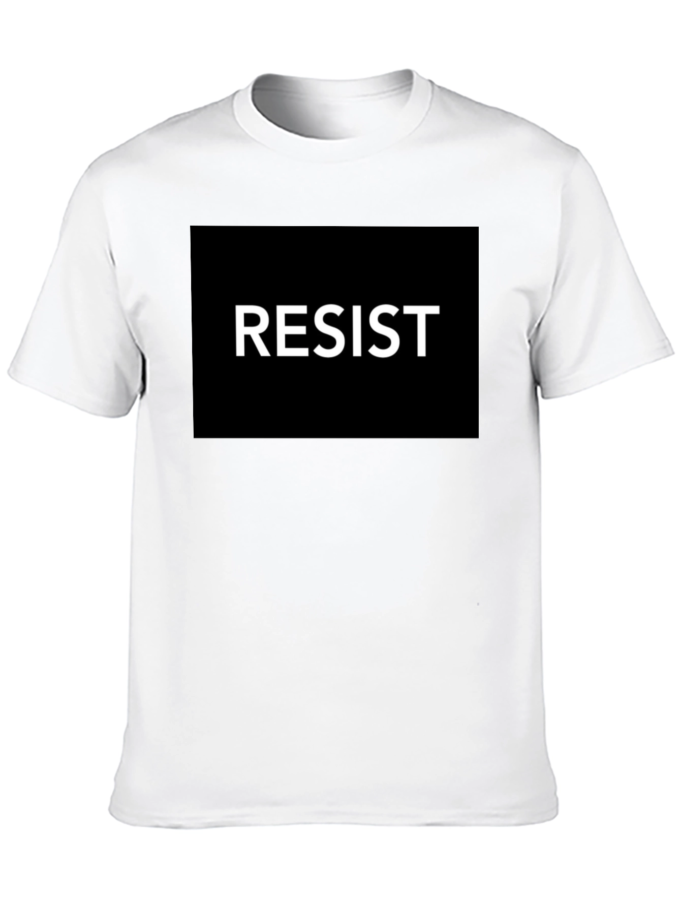 Resist Slogan T-Shirt - Bold Statement Tee