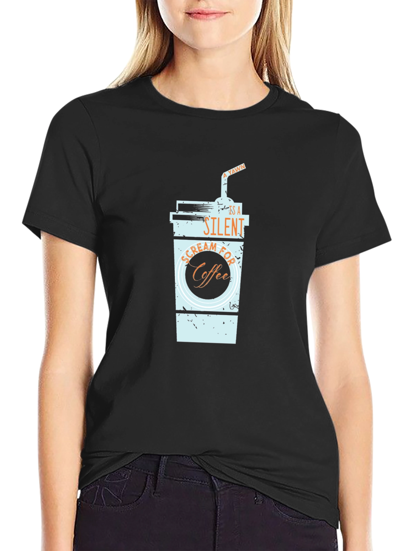 Coffee Scream T-Shirt - Funny Graphic Tee