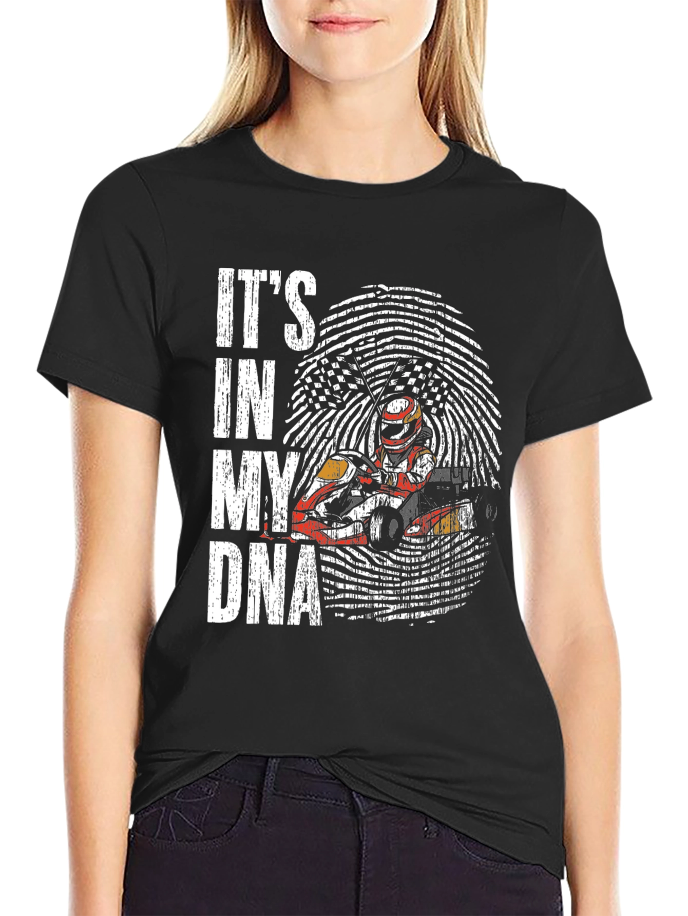 Its In My DNA Racing Go Kart T-Shirt