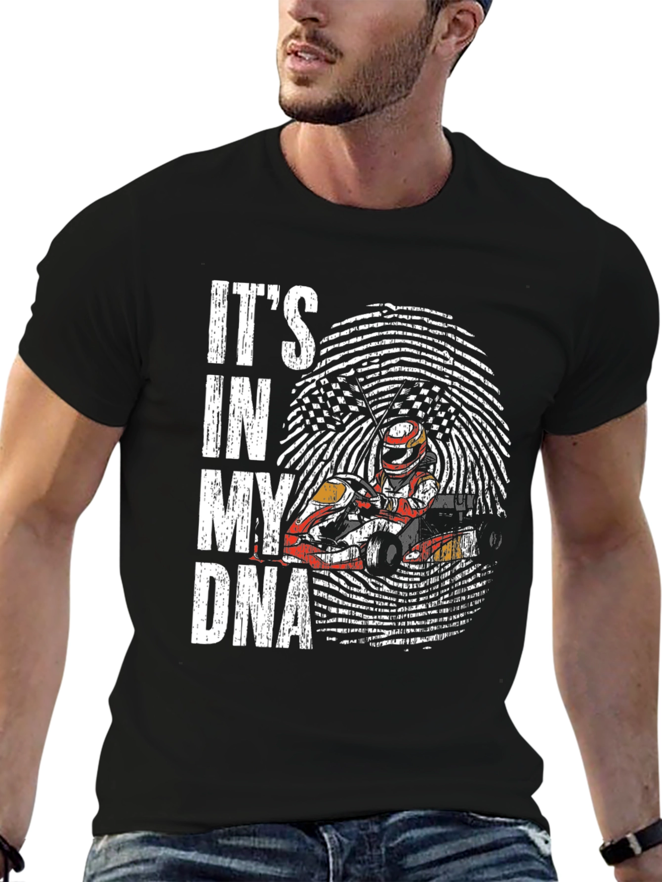 Its In My DNA Racing Go Kart T-Shirt