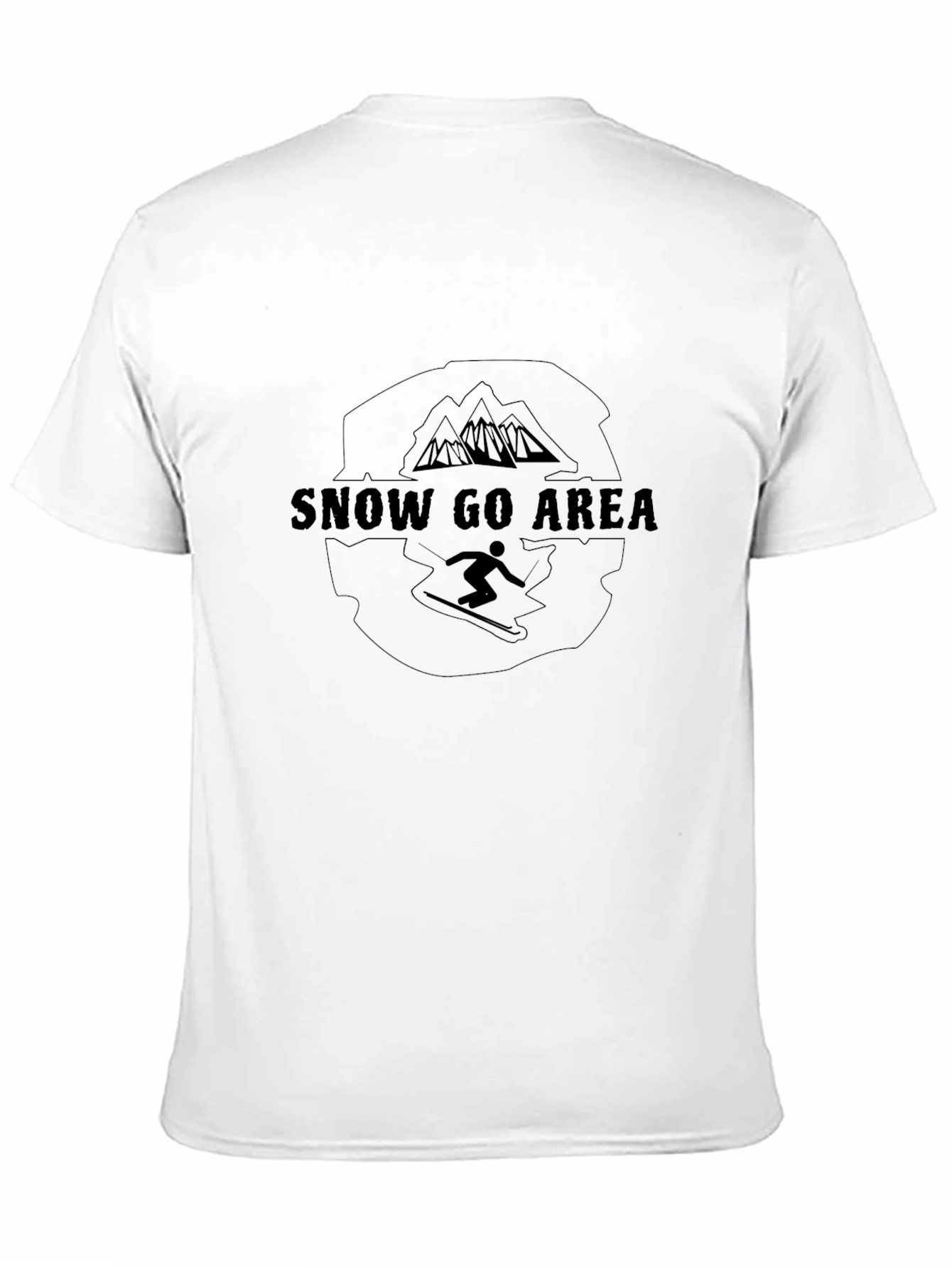 Snow Go Area Graphic Black T-Shirt