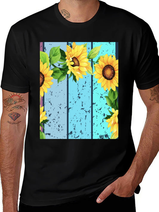 Sunflower Graphic Tee - Unique Design