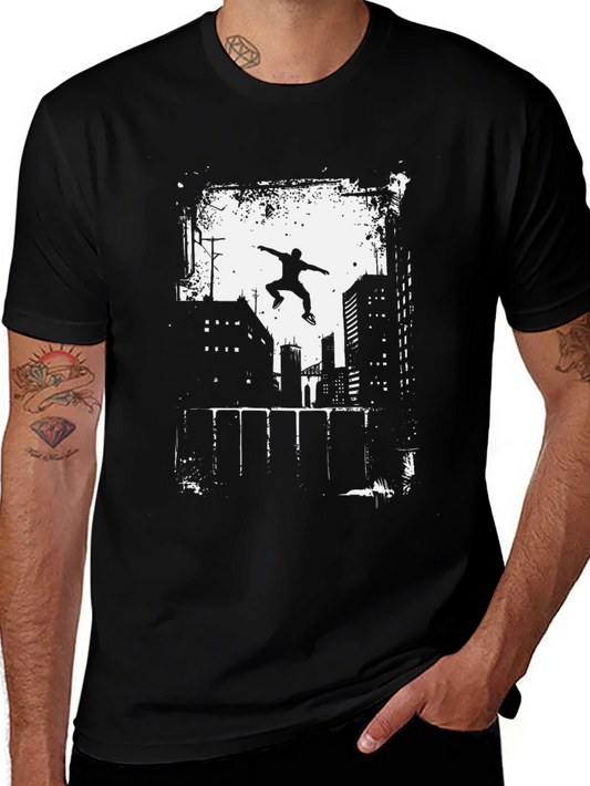 Urban Parkour T-Shirt - City Jumper Graphic Tee