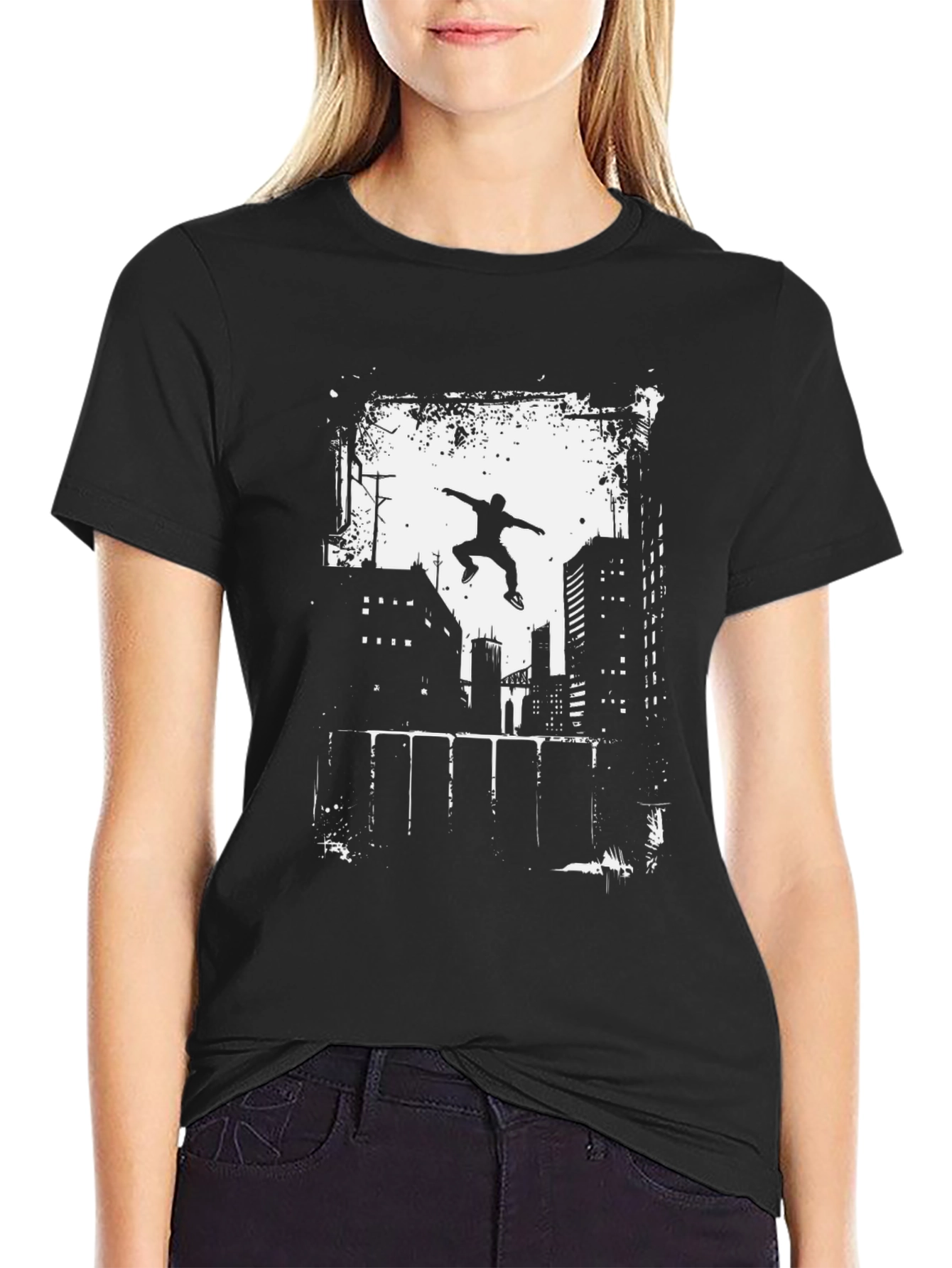 Urban Parkour T-Shirt - City Jumper Graphic Tee