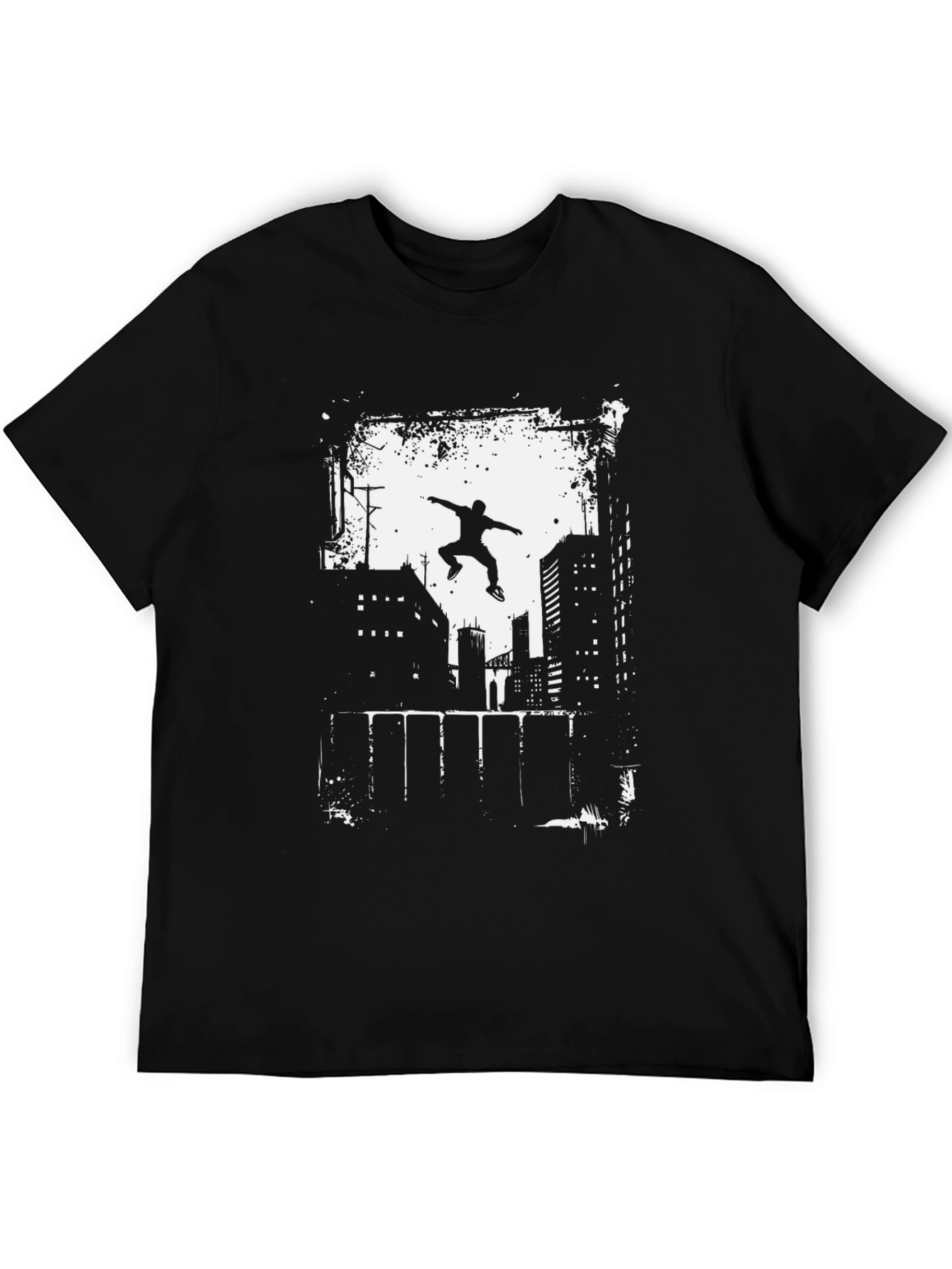 Urban Parkour T-Shirt - City Jumper Graphic Tee