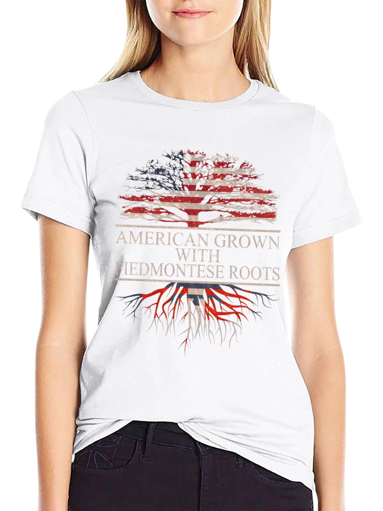 American Grown Piedmontese Roots Graphic Tee