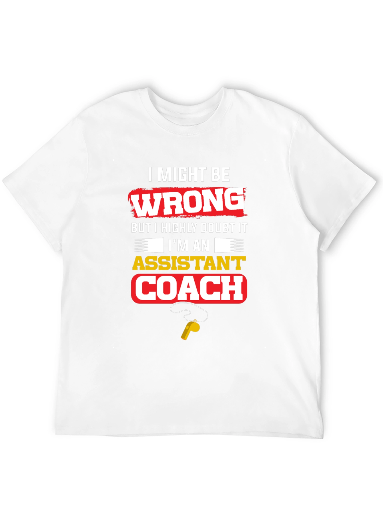 Assistant Coach Novelty Graphic Tee
