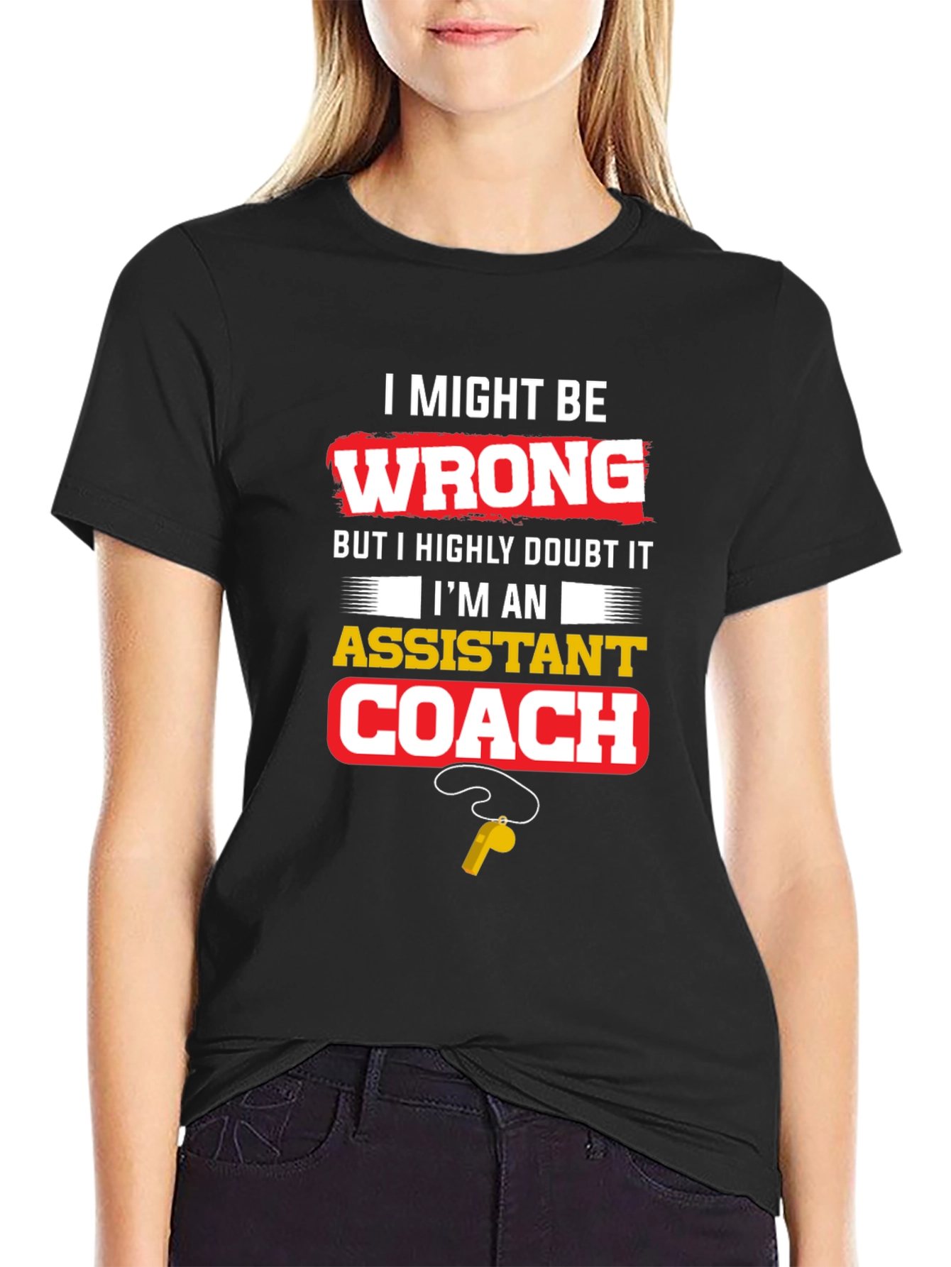 Assistant Coach Novelty Graphic Tee