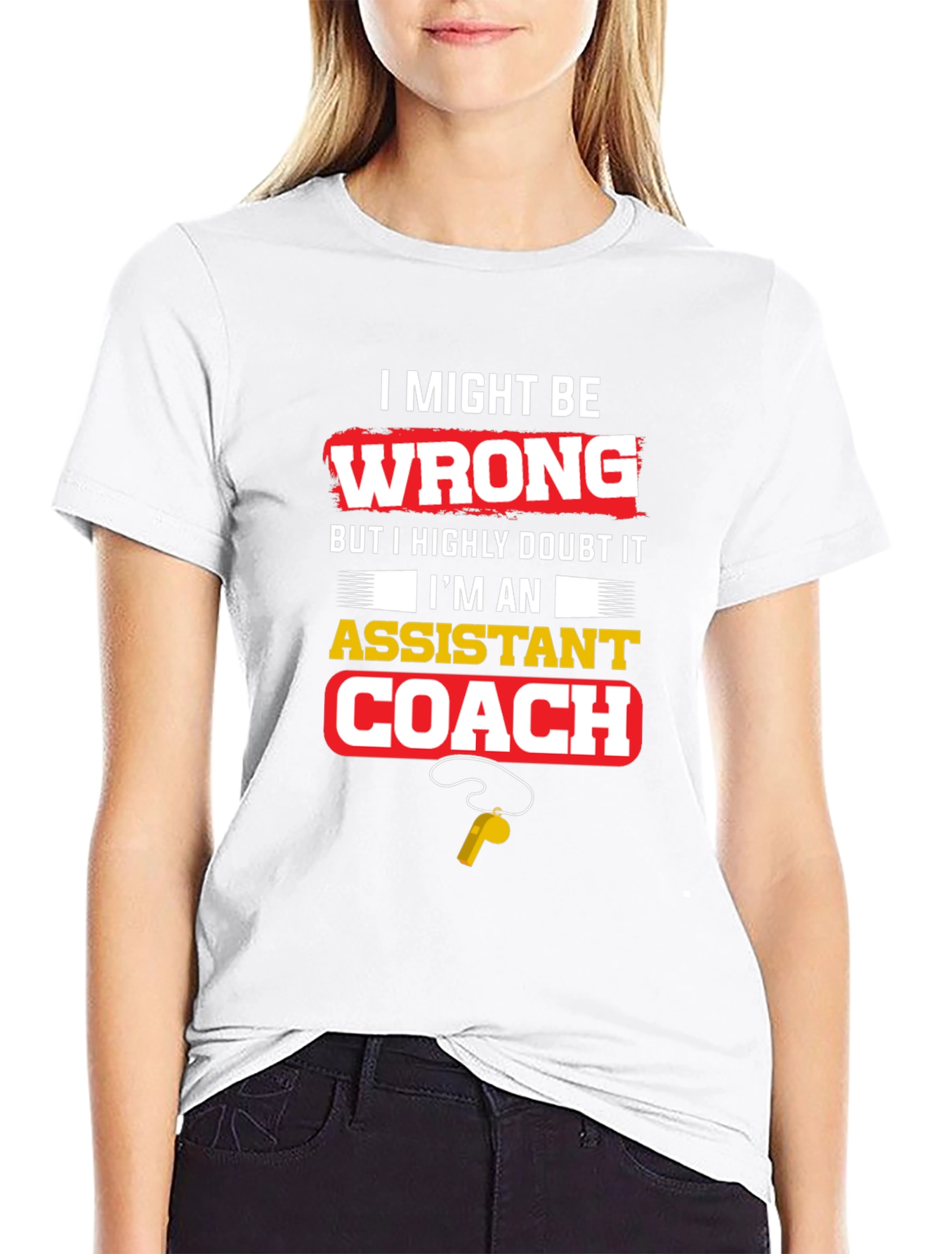 Assistant Coach Novelty Graphic Tee
