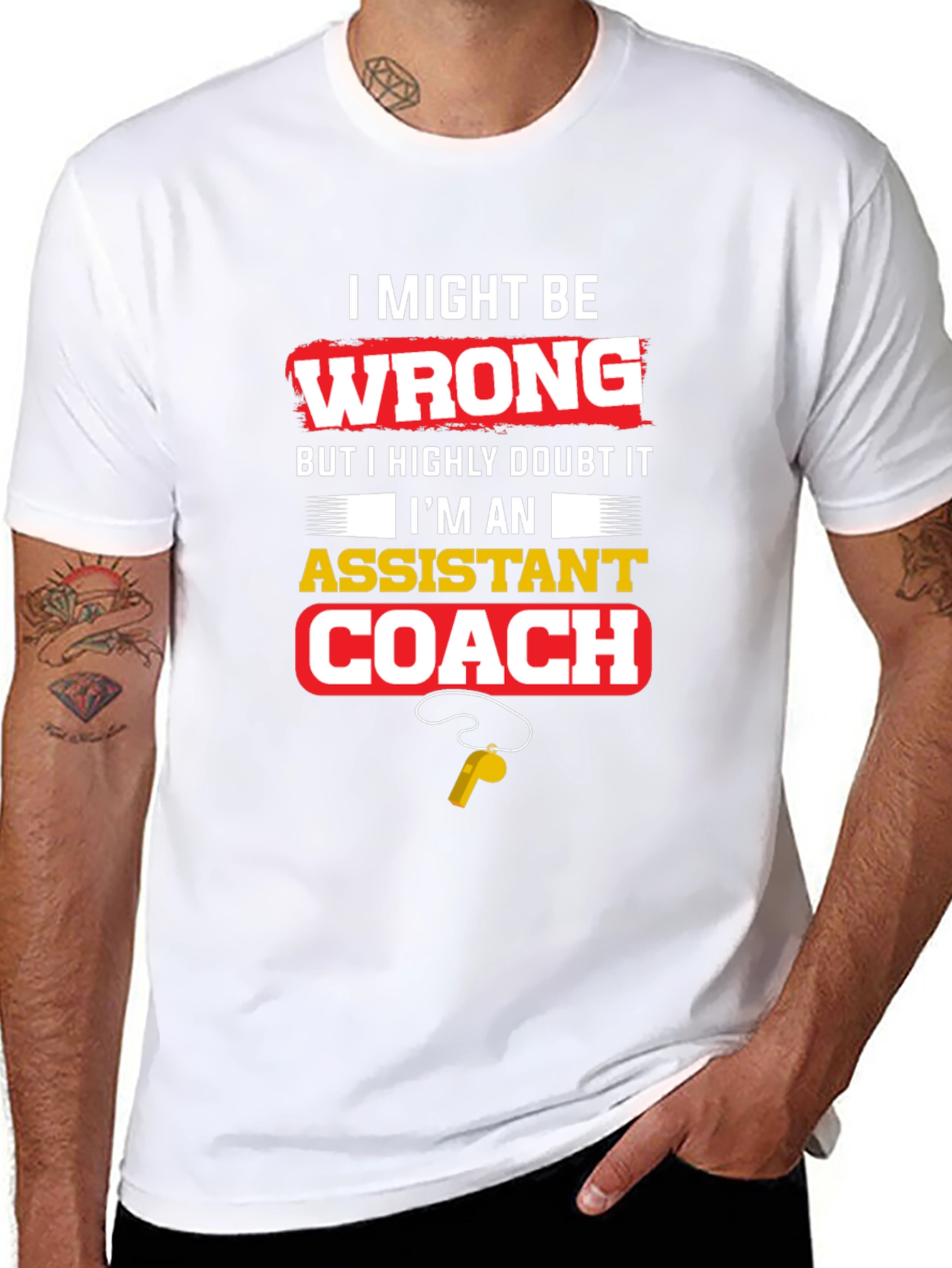 Assistant Coach Novelty Graphic Tee