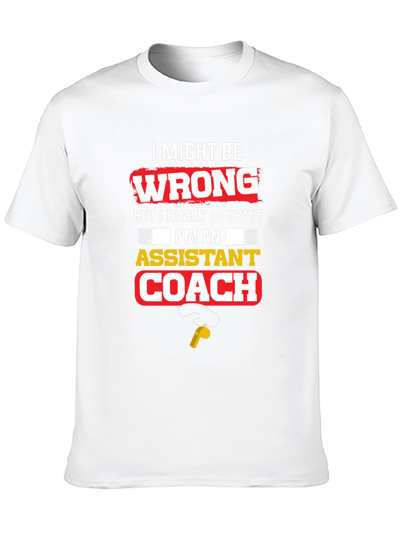 Assistant Coach Novelty Graphic Tee