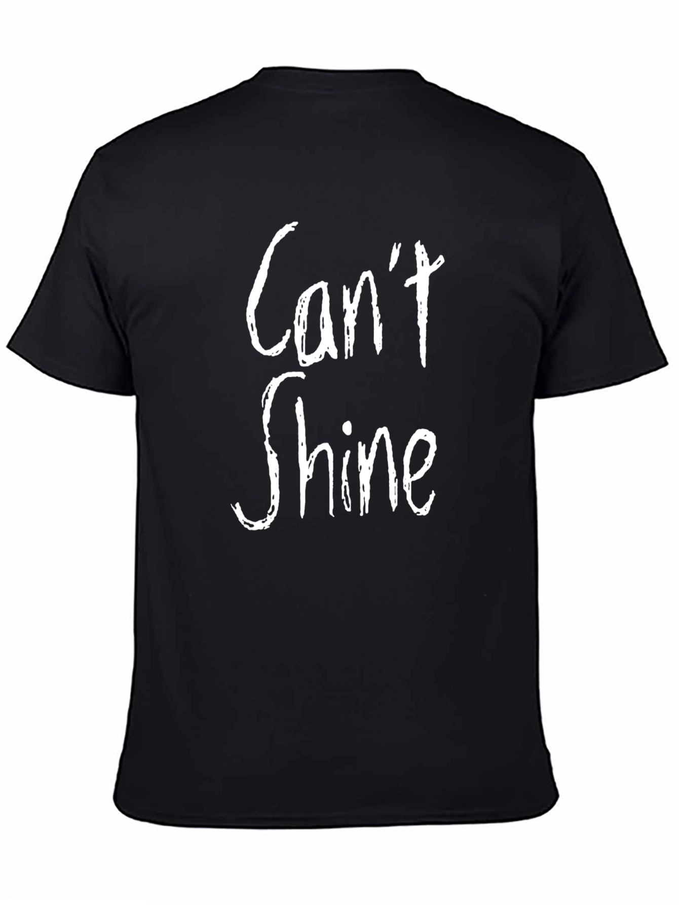 Cant Shine Graphic Black T-Shirt
