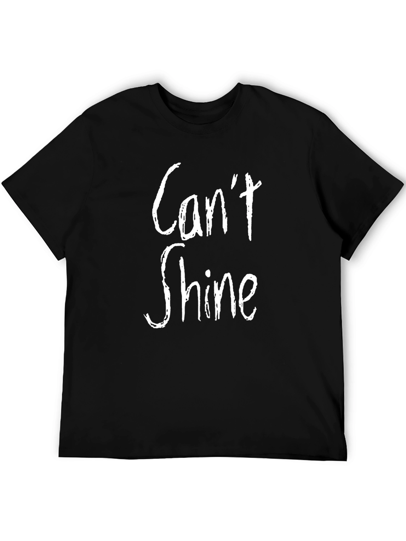 Cant Shine Graphic Black T-Shirt