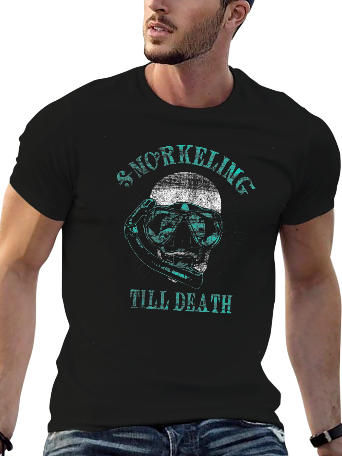 Snorkeling Till Death Graphic Tee