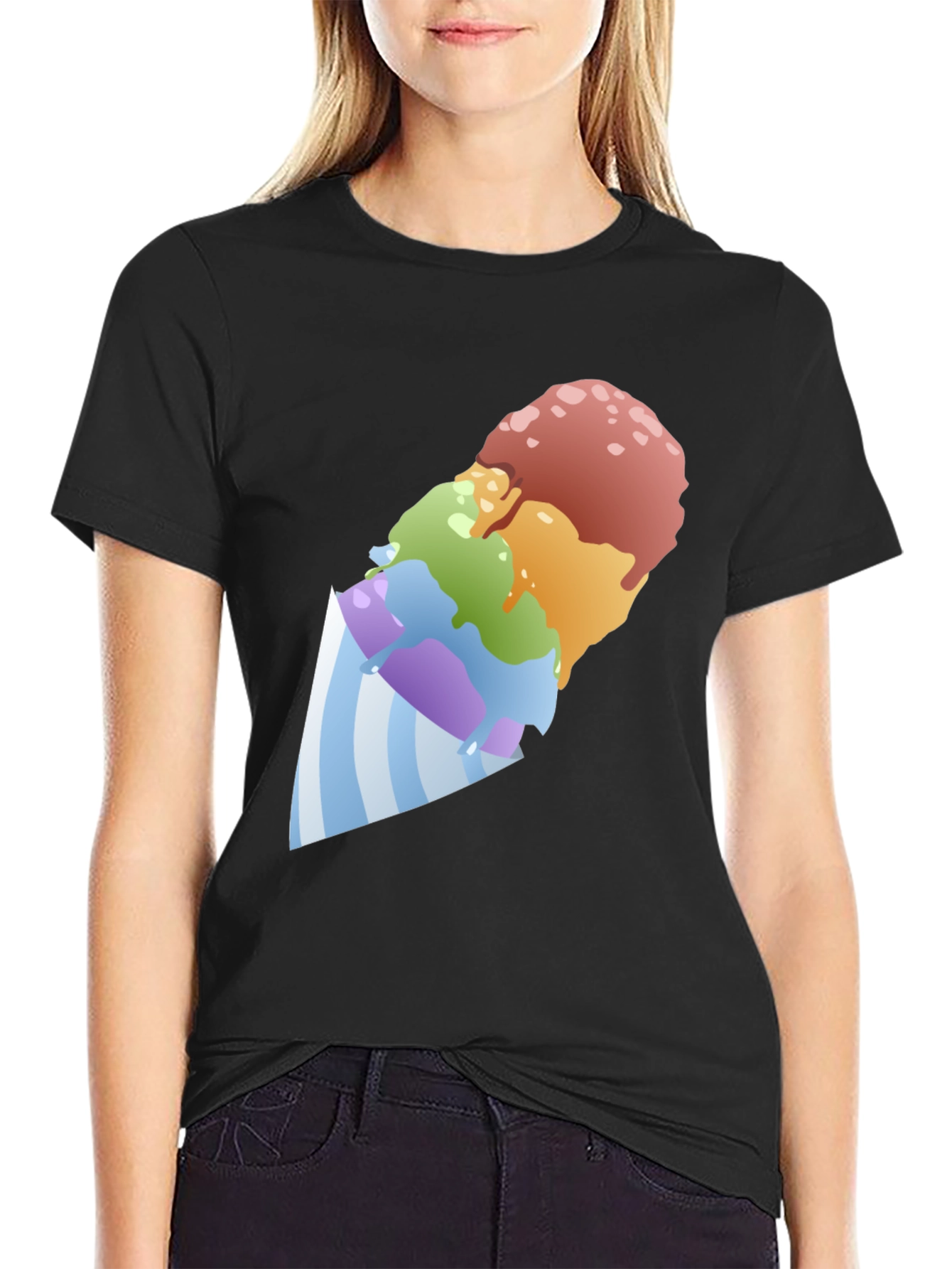 Rainbow Shave Ice Graphic Tee