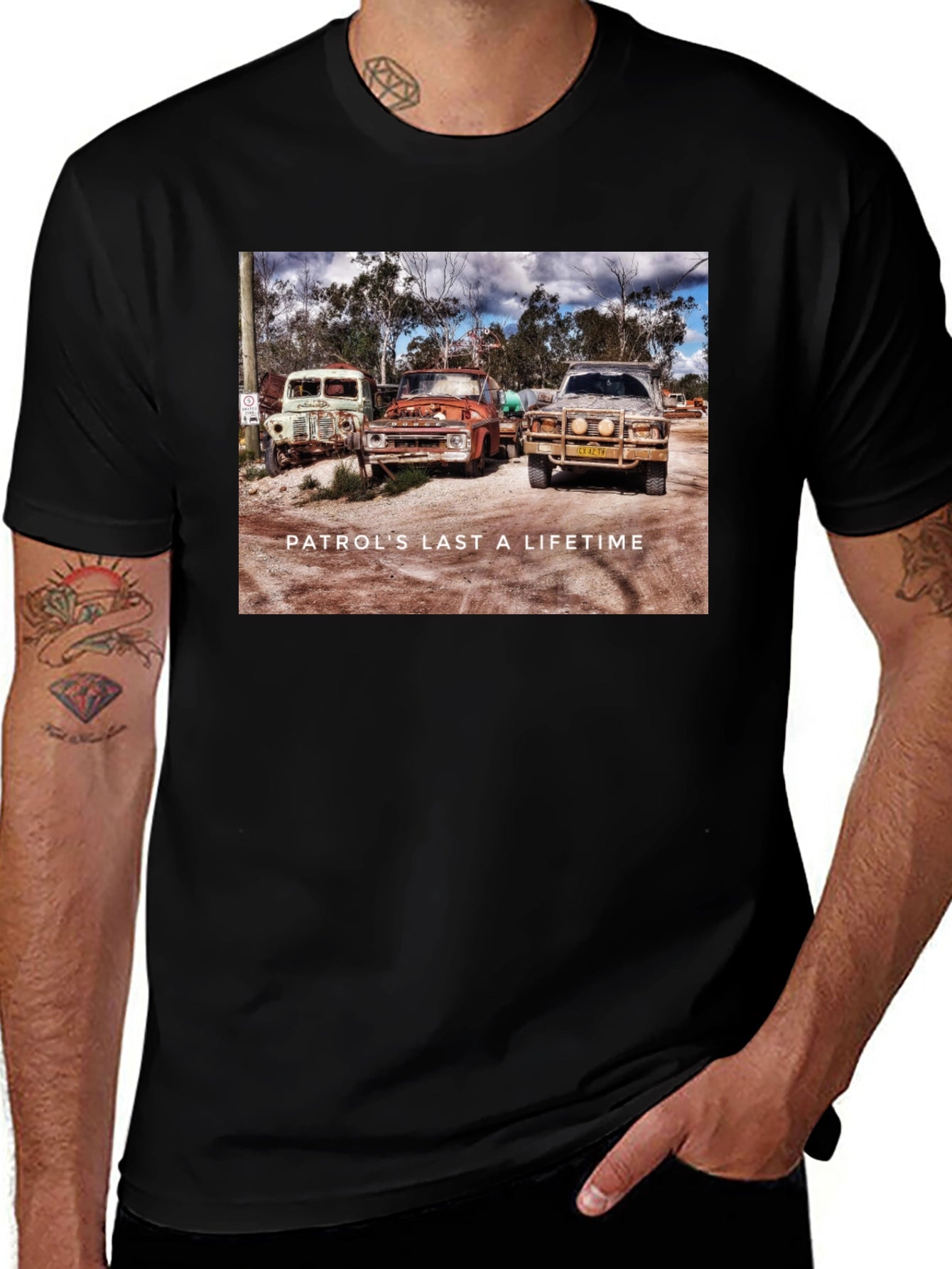 Patrols Last a Lifetime Black T-Shirt