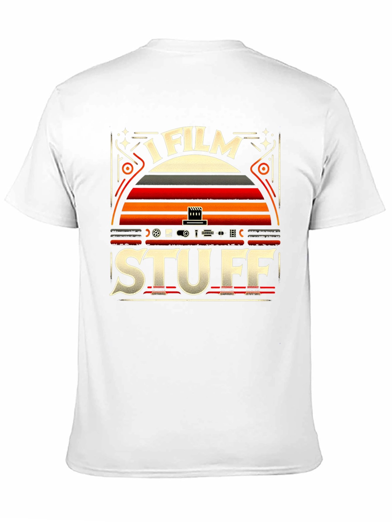 I Film Stuff Graphic Tee - Retro Filmmaker T-Shirt