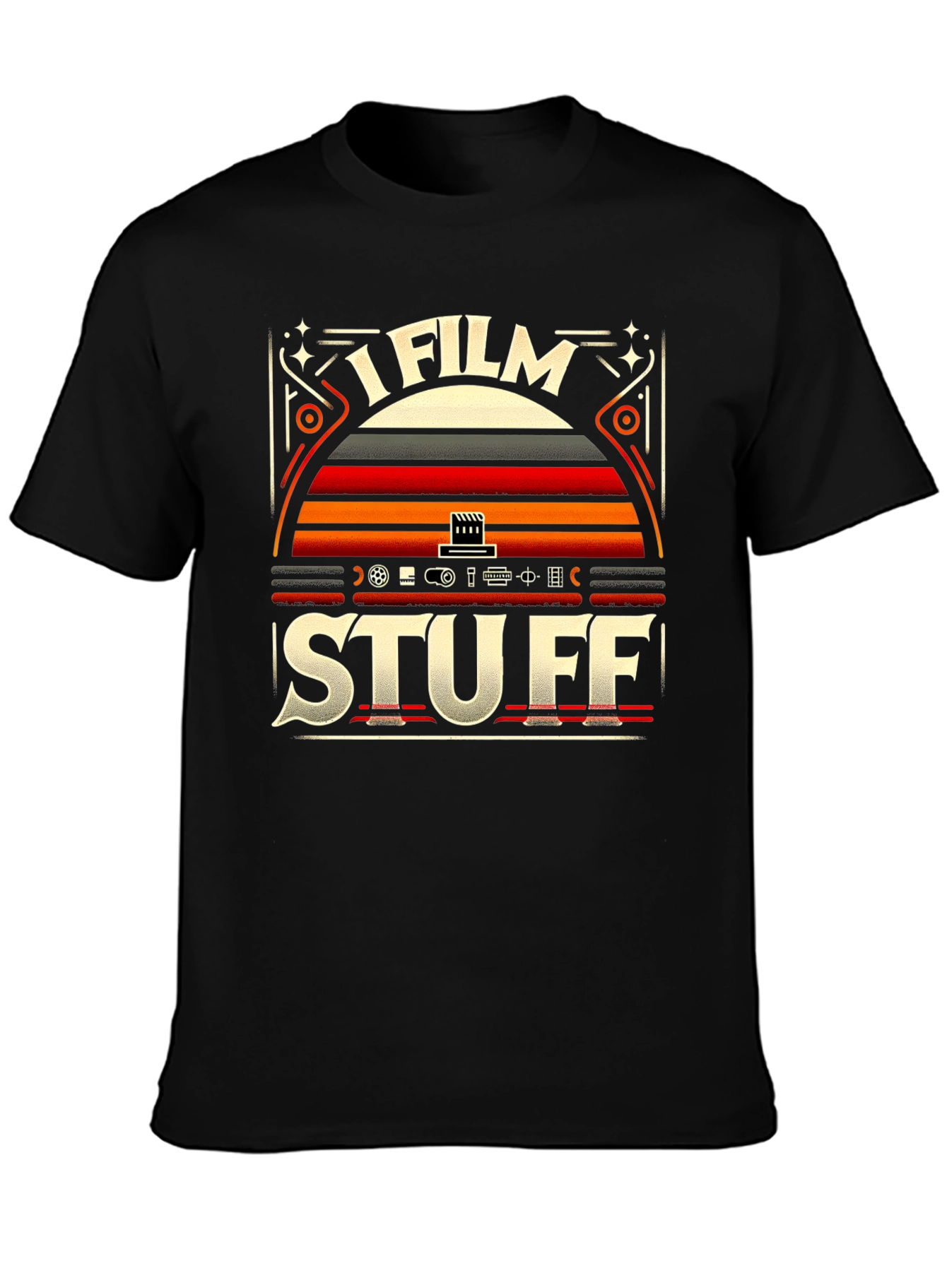 I Film Stuff Graphic Tee - Retro Filmmaker T-Shirt