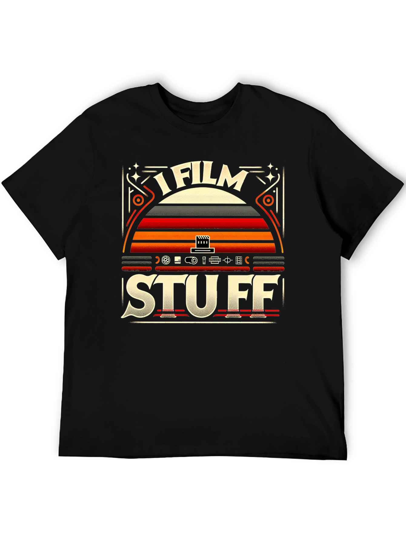 I Film Stuff Graphic Tee - Retro Filmmaker T-Shirt