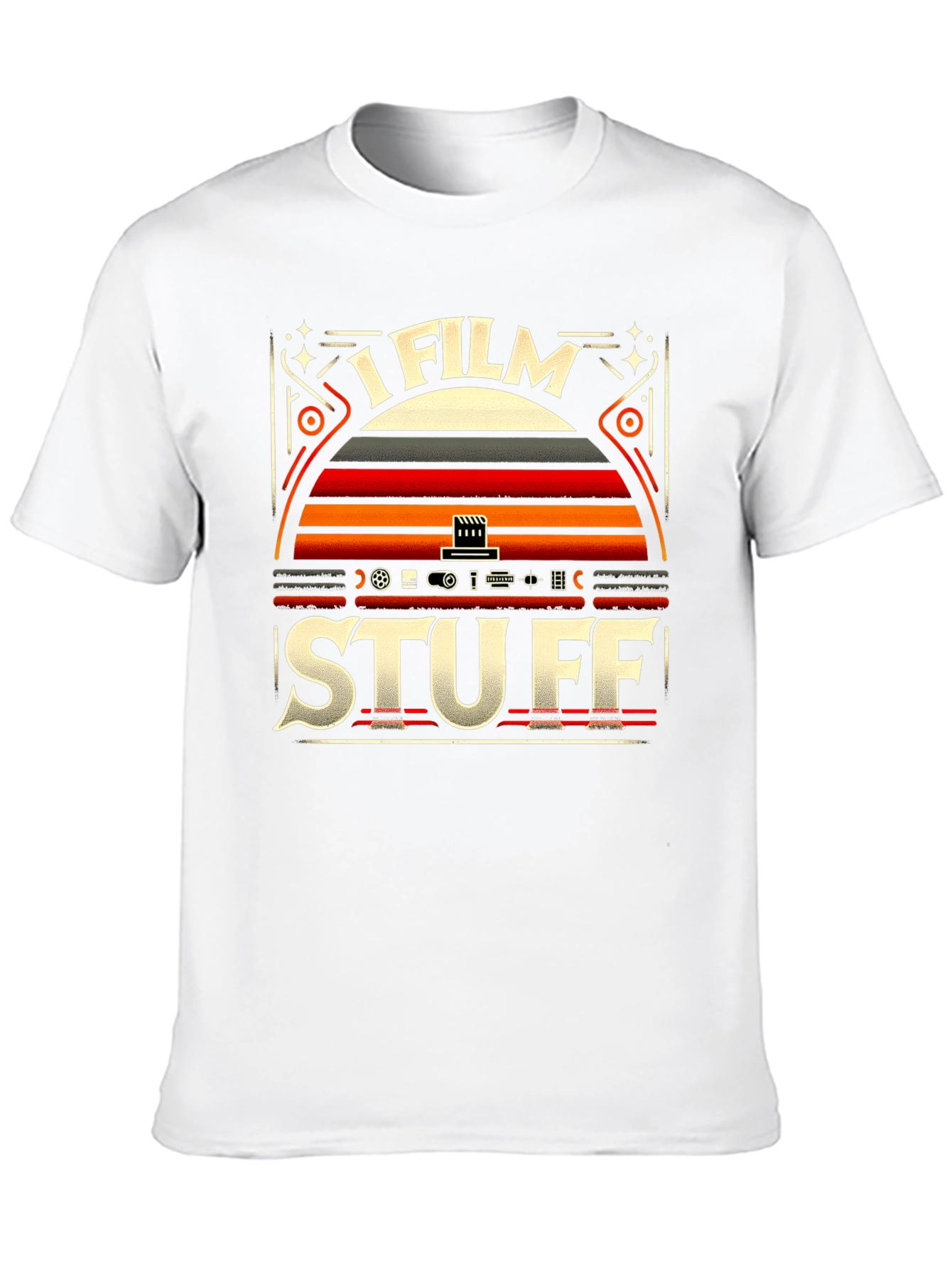 I Film Stuff Graphic Tee - Retro Filmmaker T-Shirt