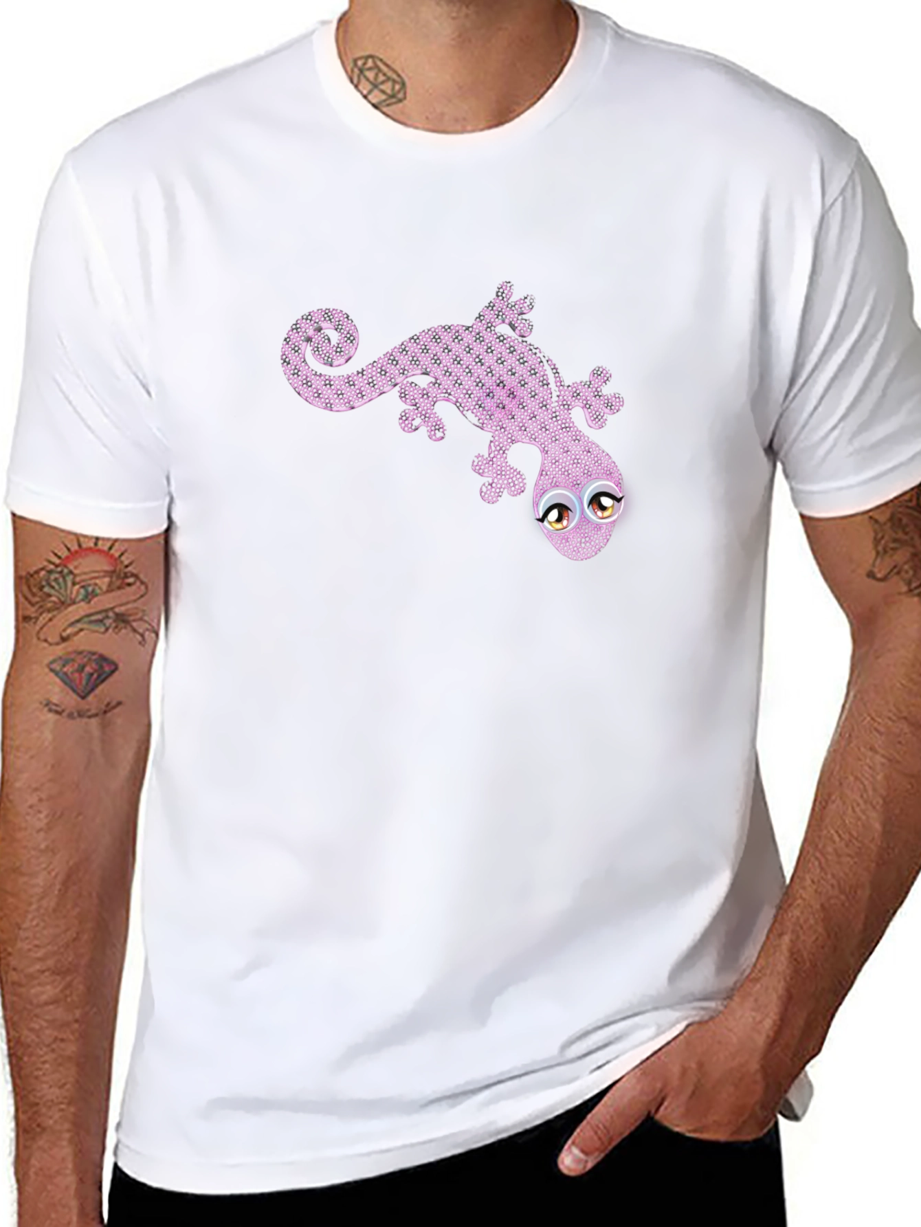 Lizard Graphic Tee - Mens Black T-Shirt