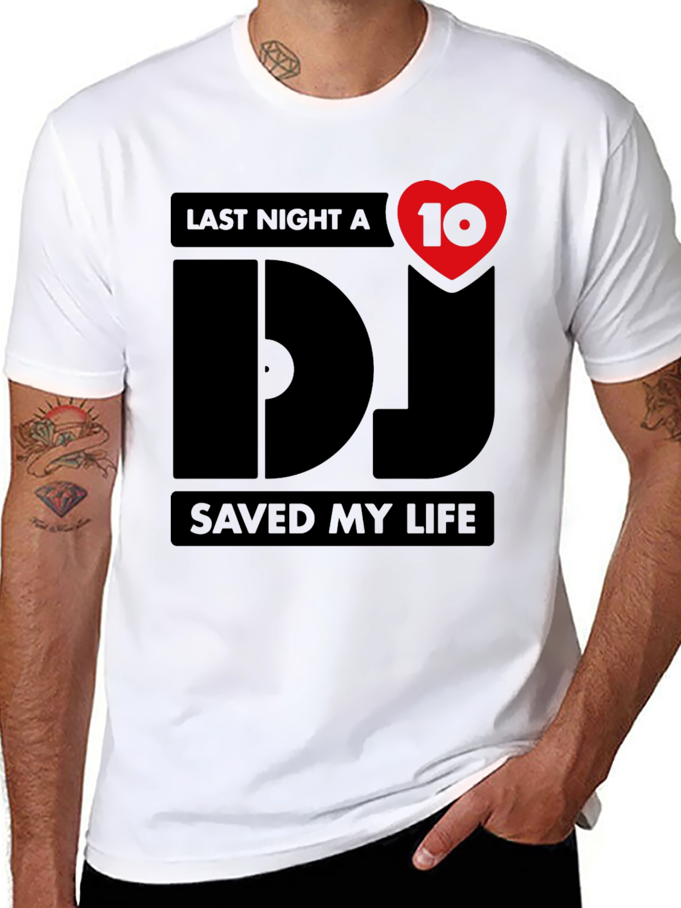 DJ Saved My Life T-Shirt - Music Lover Tee