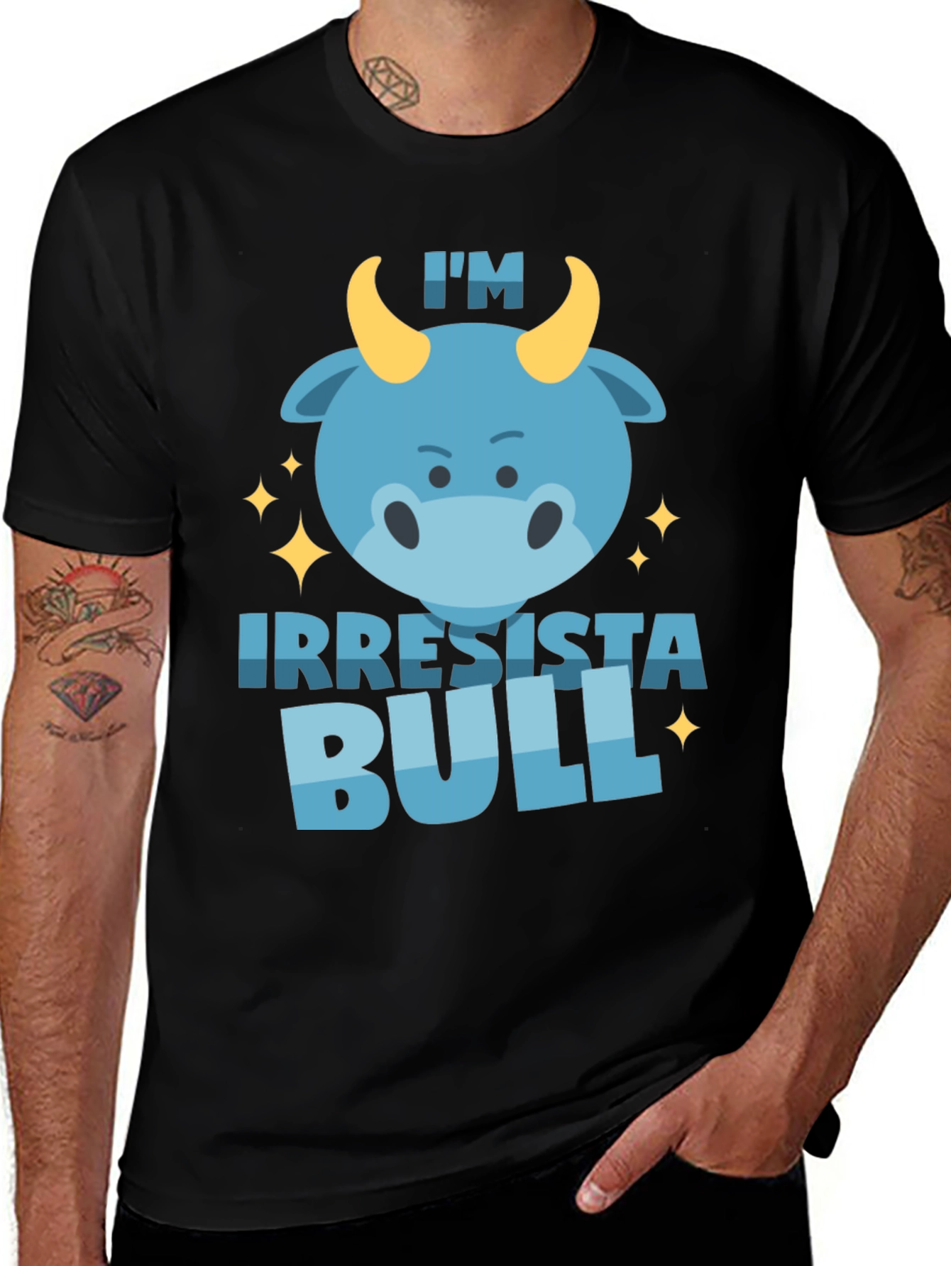 Irresistabull Bull Graphic T-Shirt
