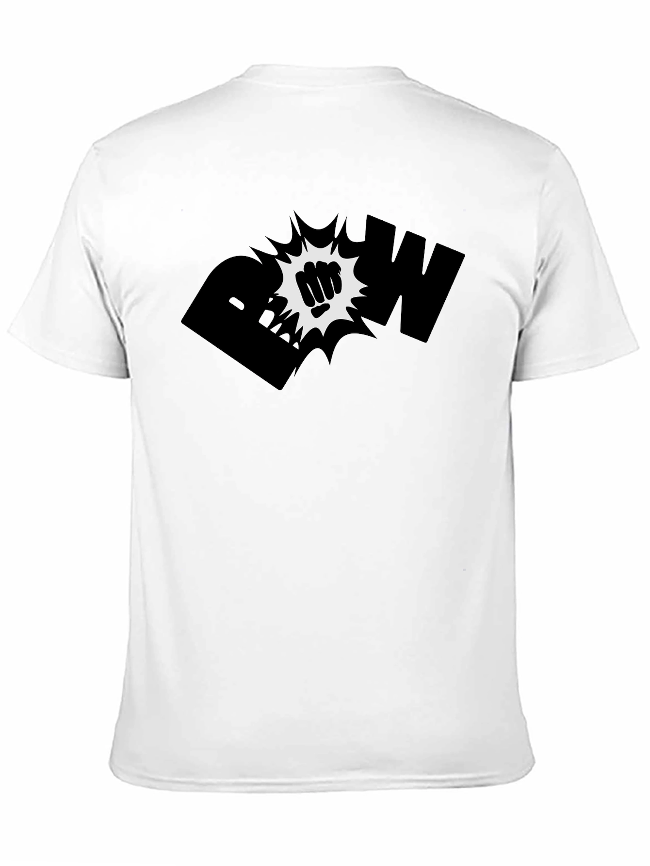Bold Graphic Black T-Shirt - POW!