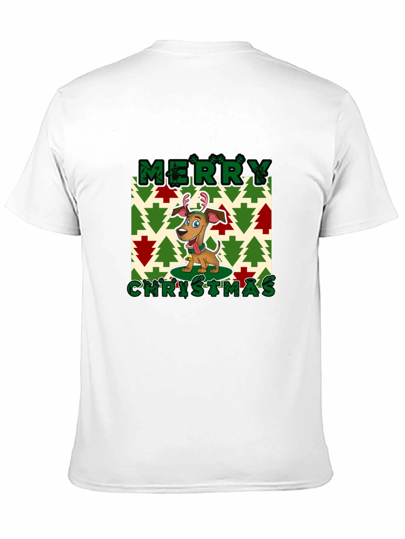 Merry Christmas Dog Graphic Tee