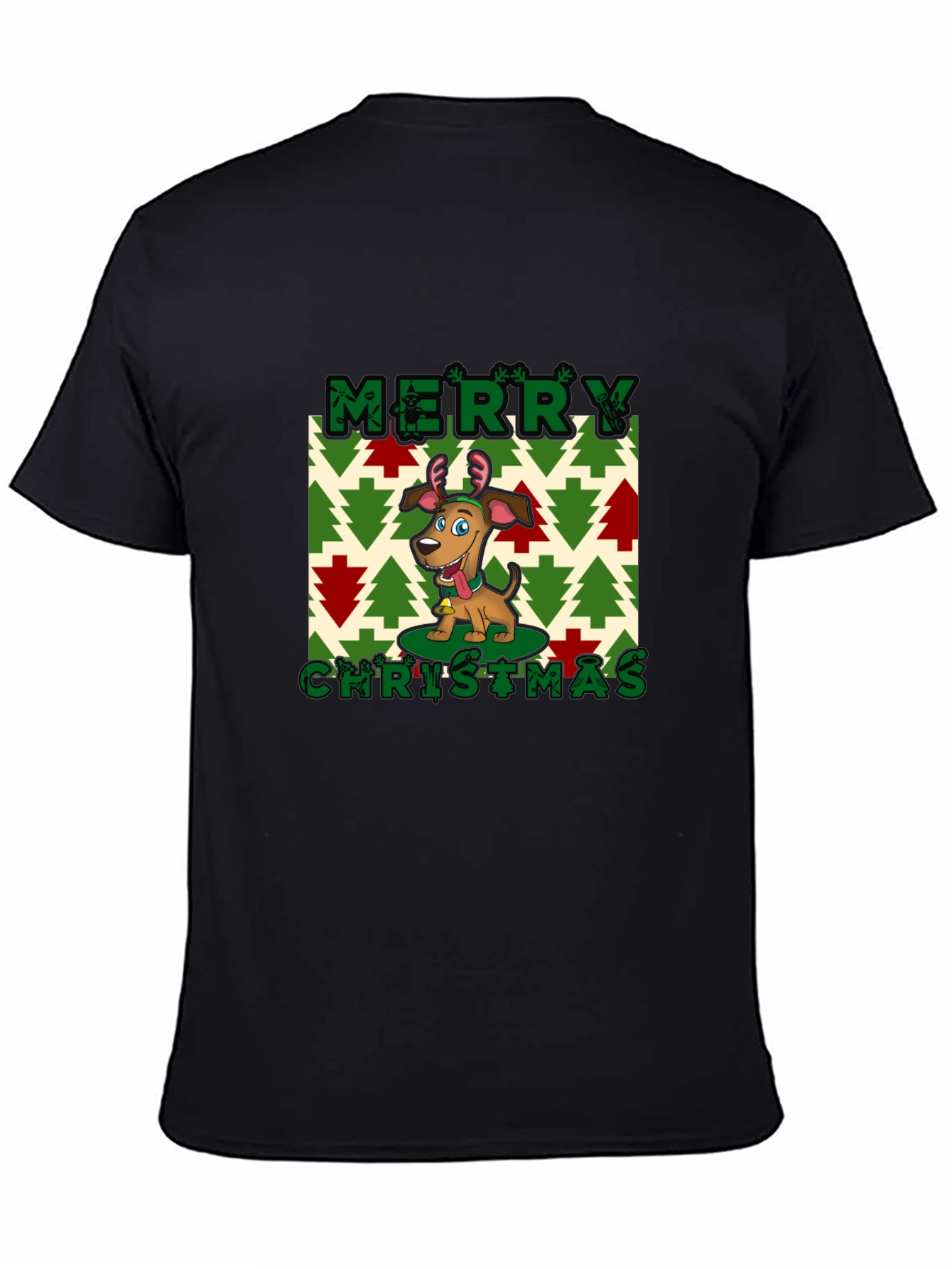 Merry Christmas Dog Graphic Tee