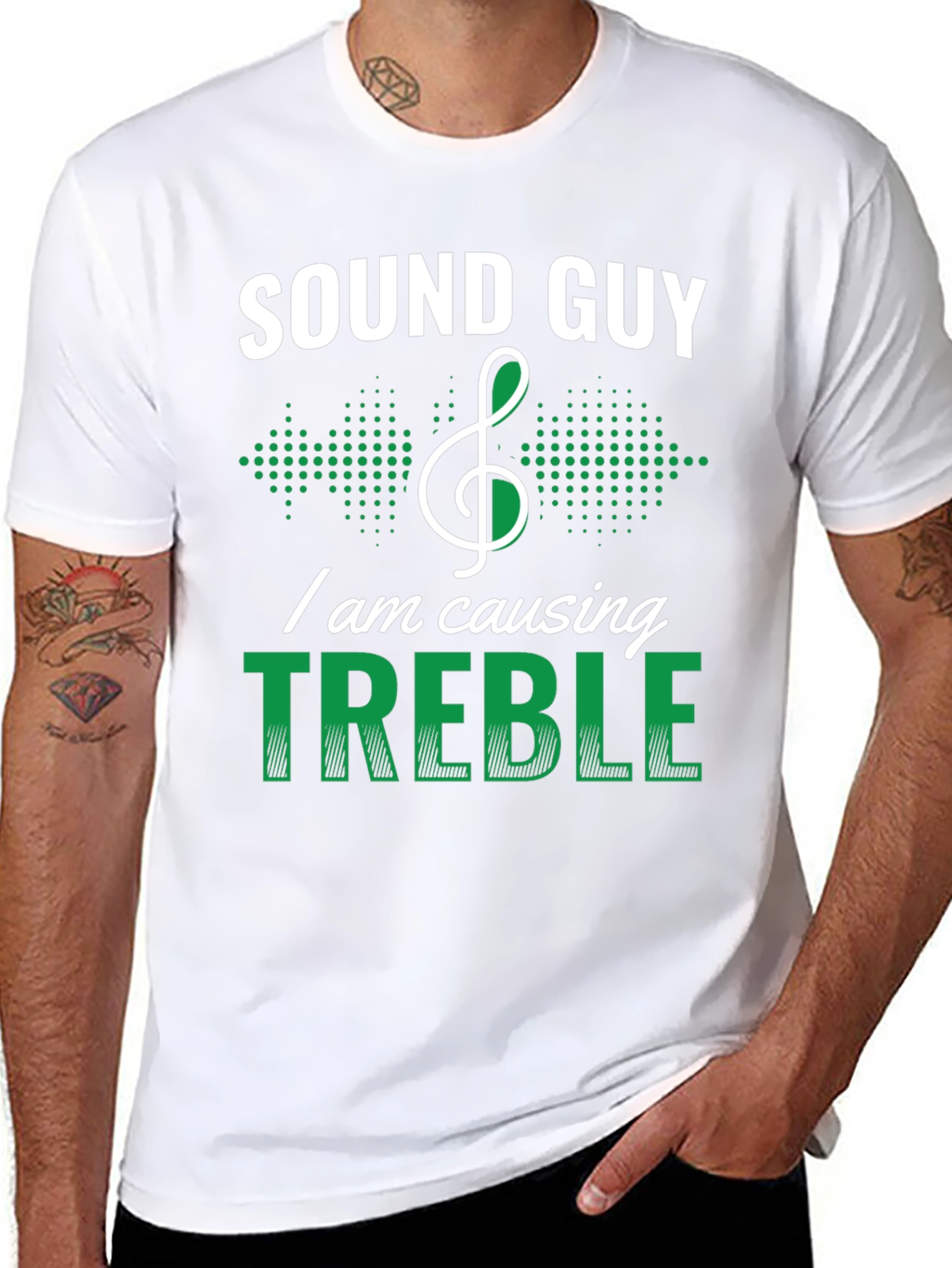 Sound Guy Treble Maker Funny T-Shirt