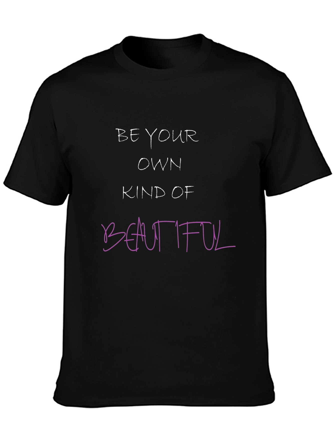 Be Your Own Beautiful Graphic Tee - Black