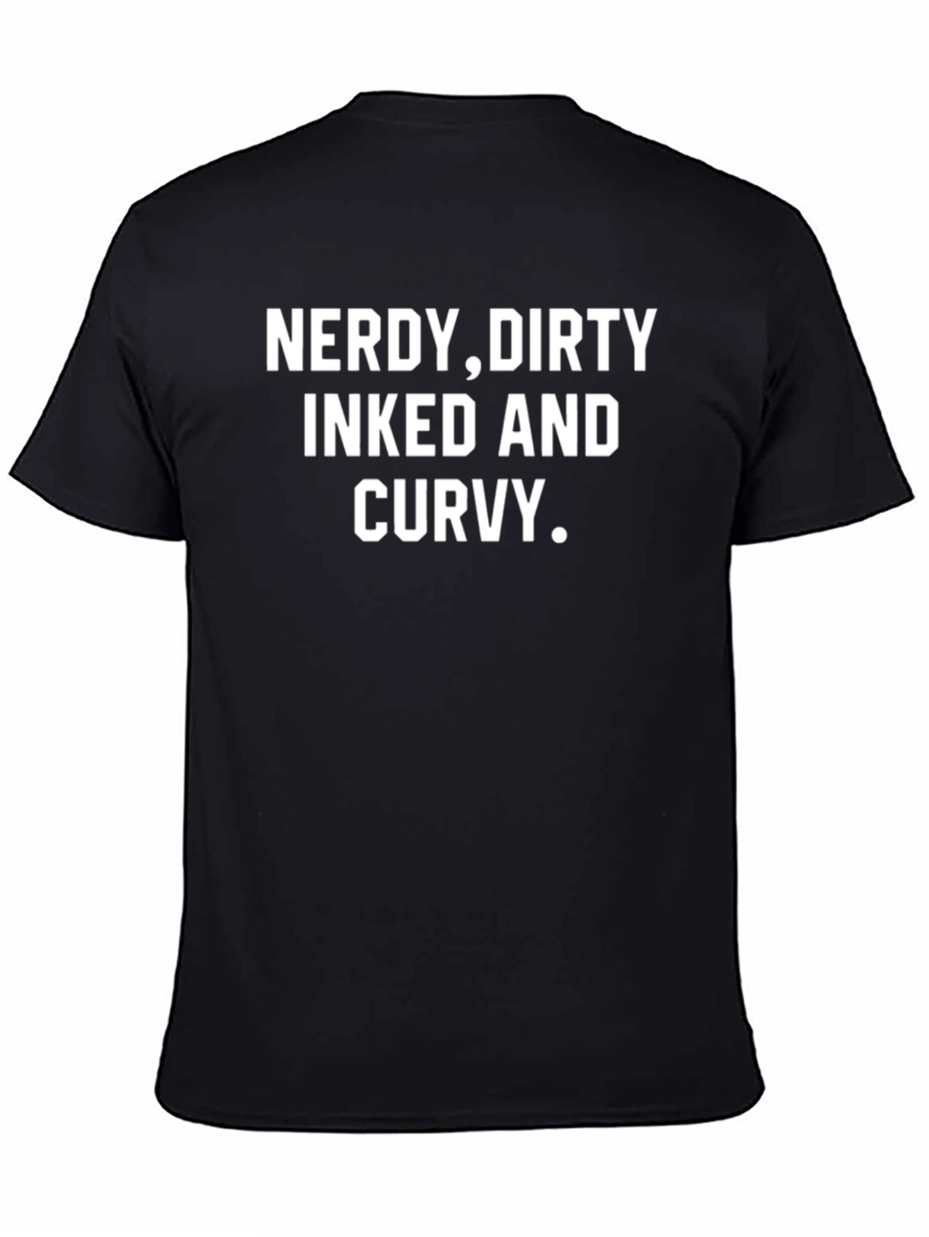 Nerdy Dirty Inked Curvy Graphic Tee