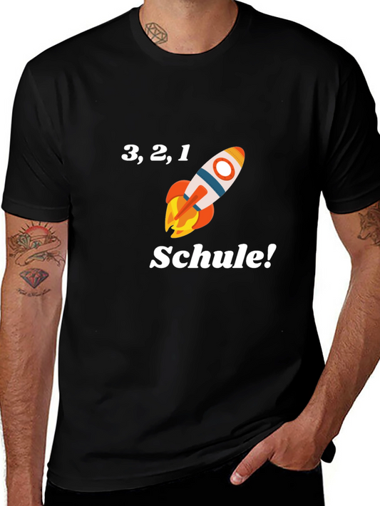 3 2 1 Schule! Rocket T-Shirt - Back to School Tee