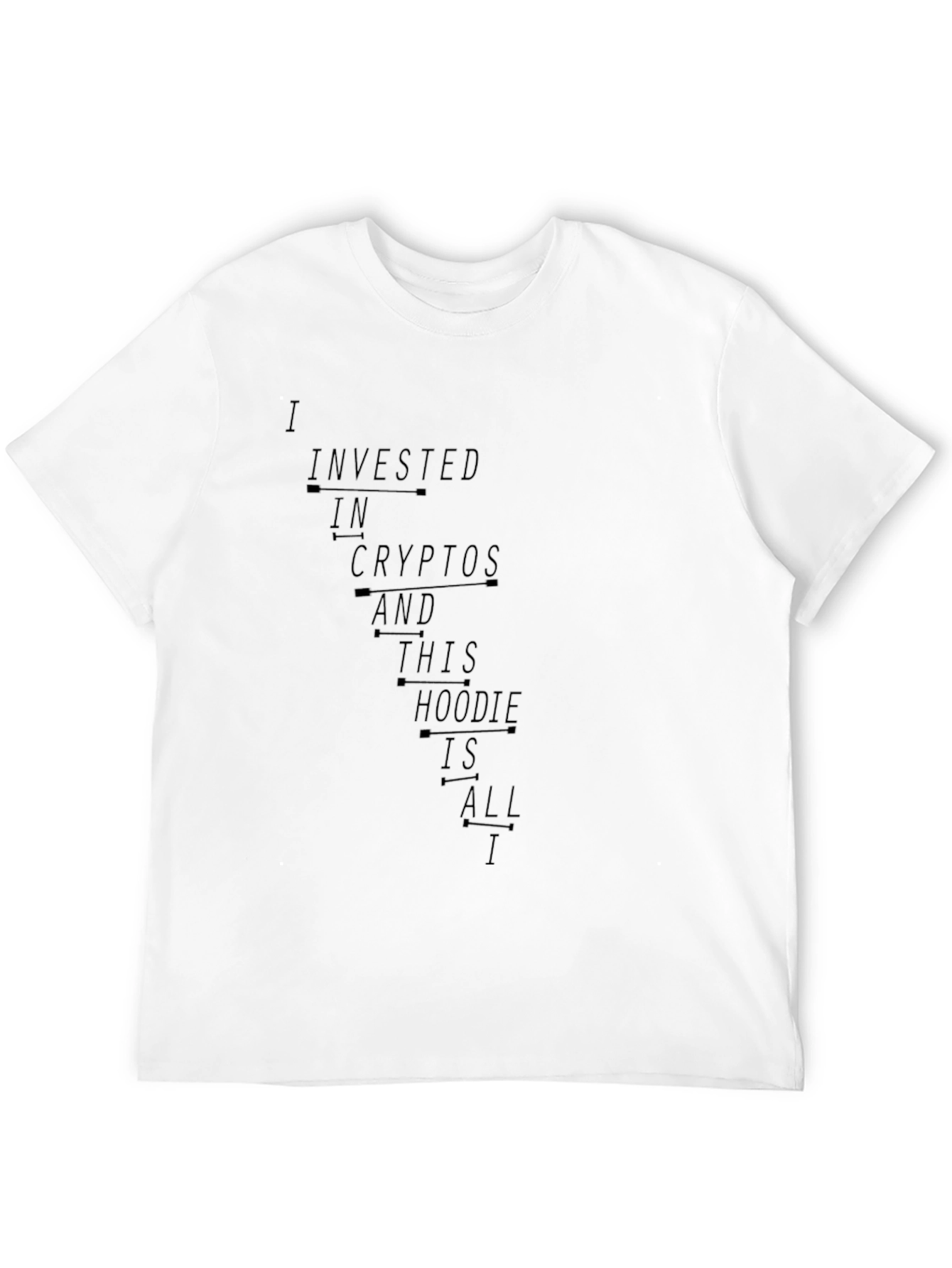 Crypto Investment T-Shirt - Humorous Black Tee