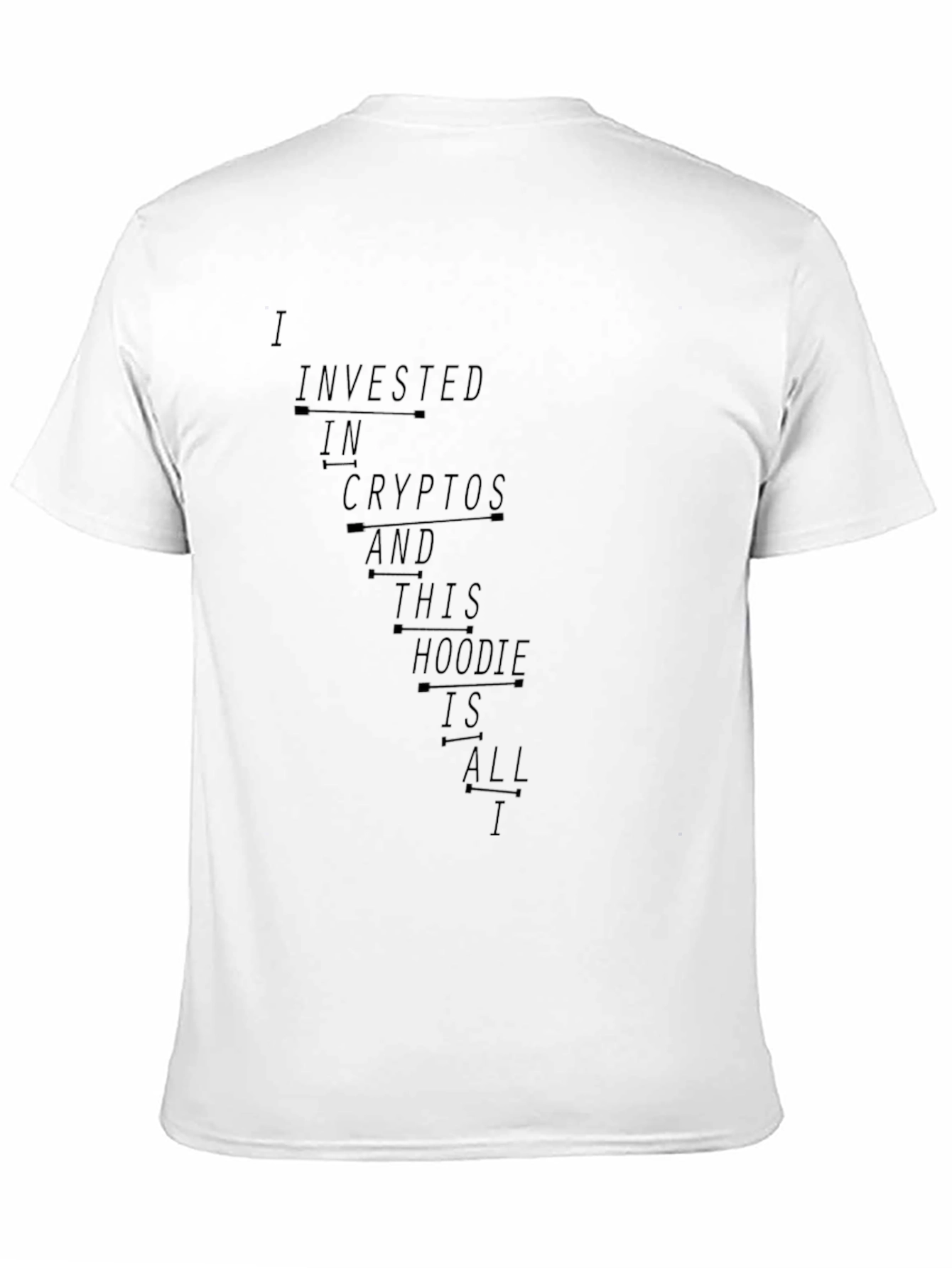 Crypto Investment T-Shirt - Humorous Black Tee